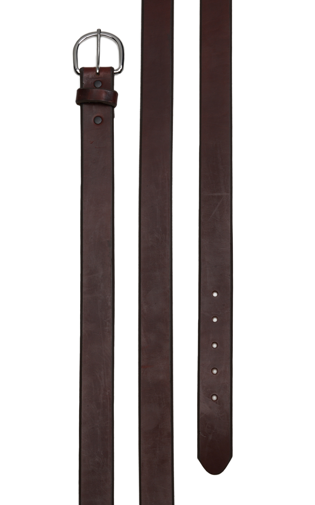 Justin Men's Classic Brown Leather Western Belt - Image 1