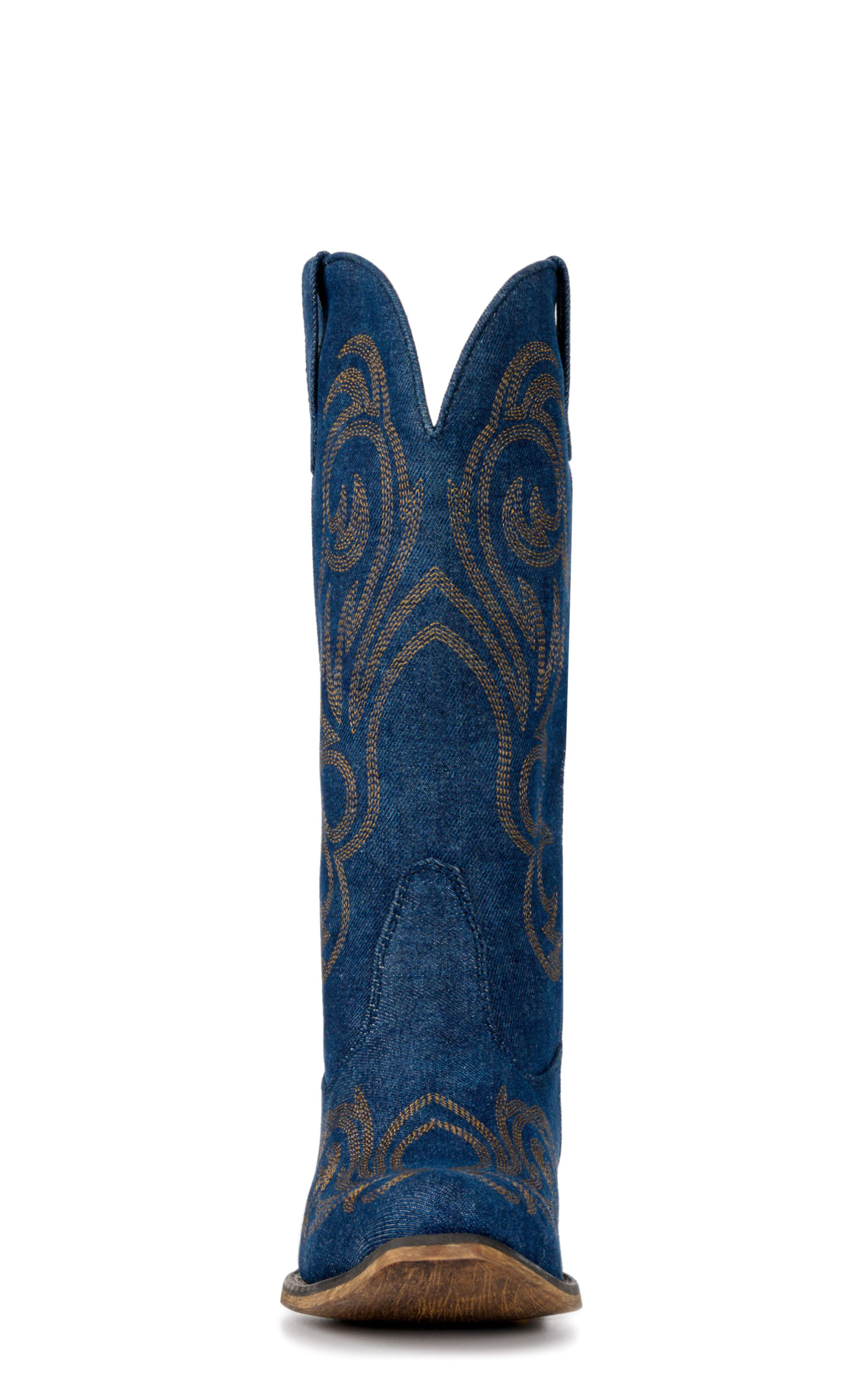 Roper Women's Riley Denim Snip Toe Cowboy Boots - Image 1