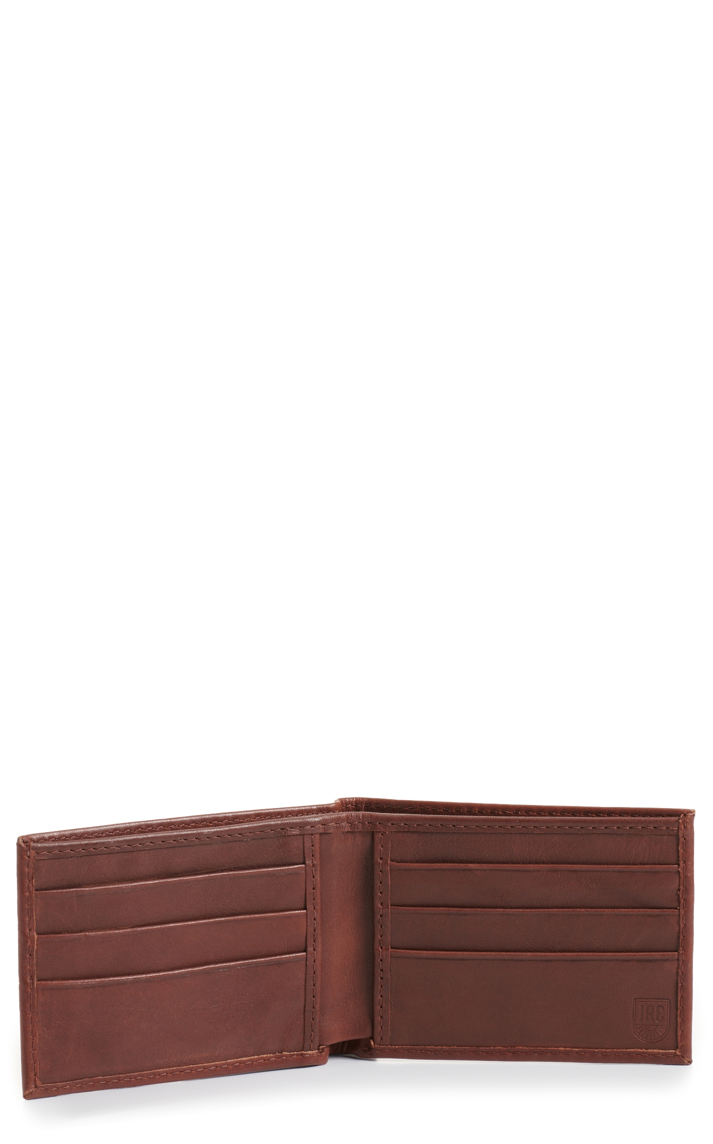 JRC & Sons Men's Tan Ranch Hand Leather Bifold Wallet - Image 1
