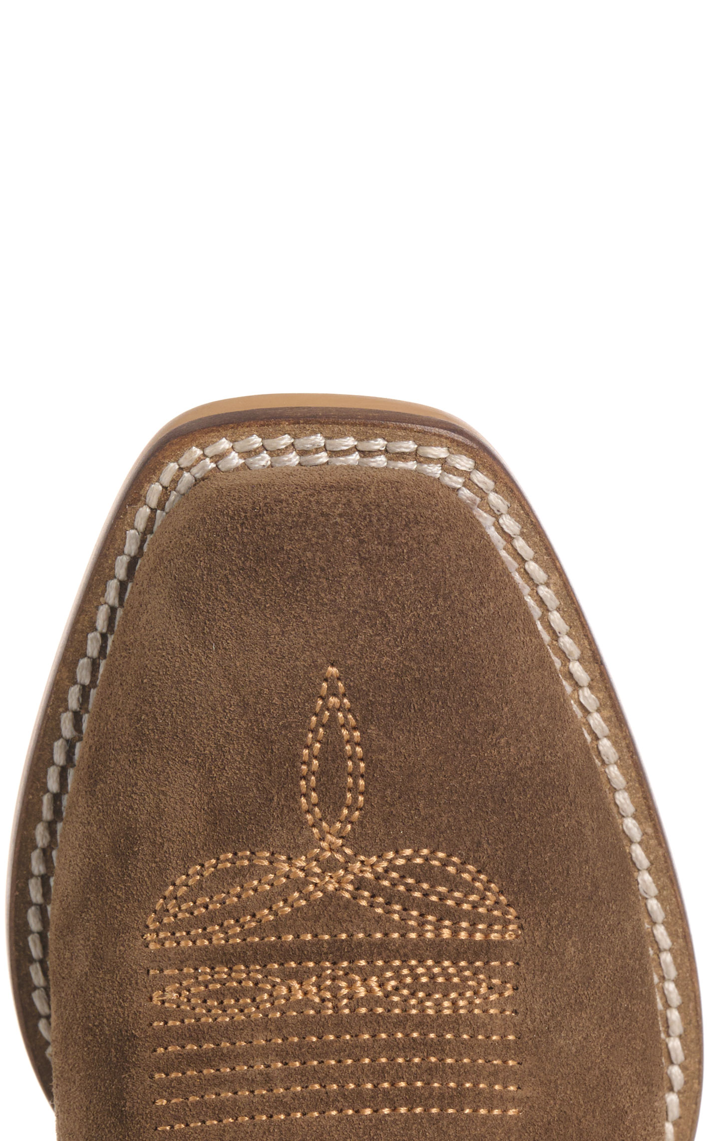 Cavender’s Youth's Blue and Brown Roughout Suede Punchy Toe Cowboy Boots - Image 1