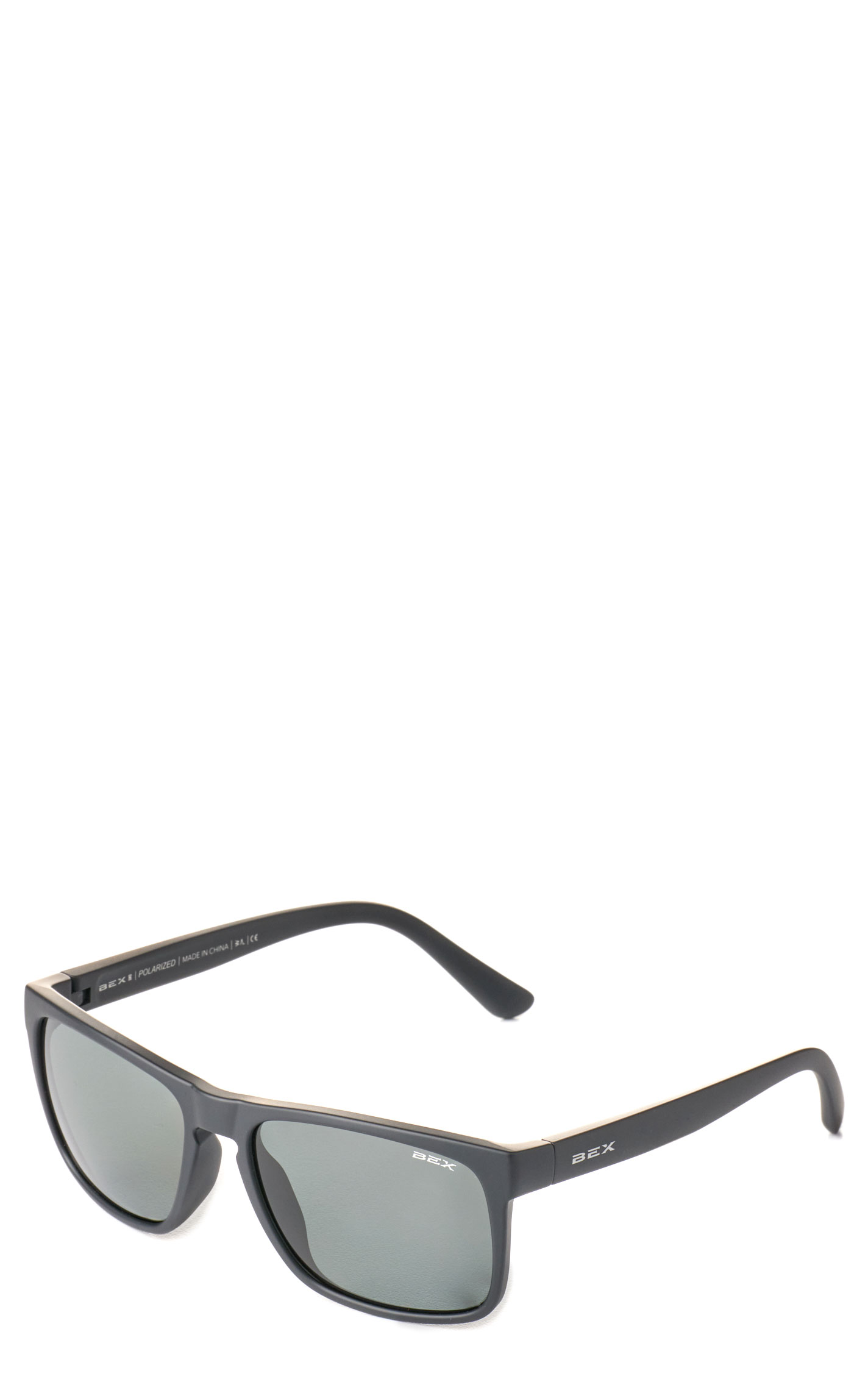 BEX Jaebyrd II Matte Black Frame & Gray Lens Sunglasses - Image 1