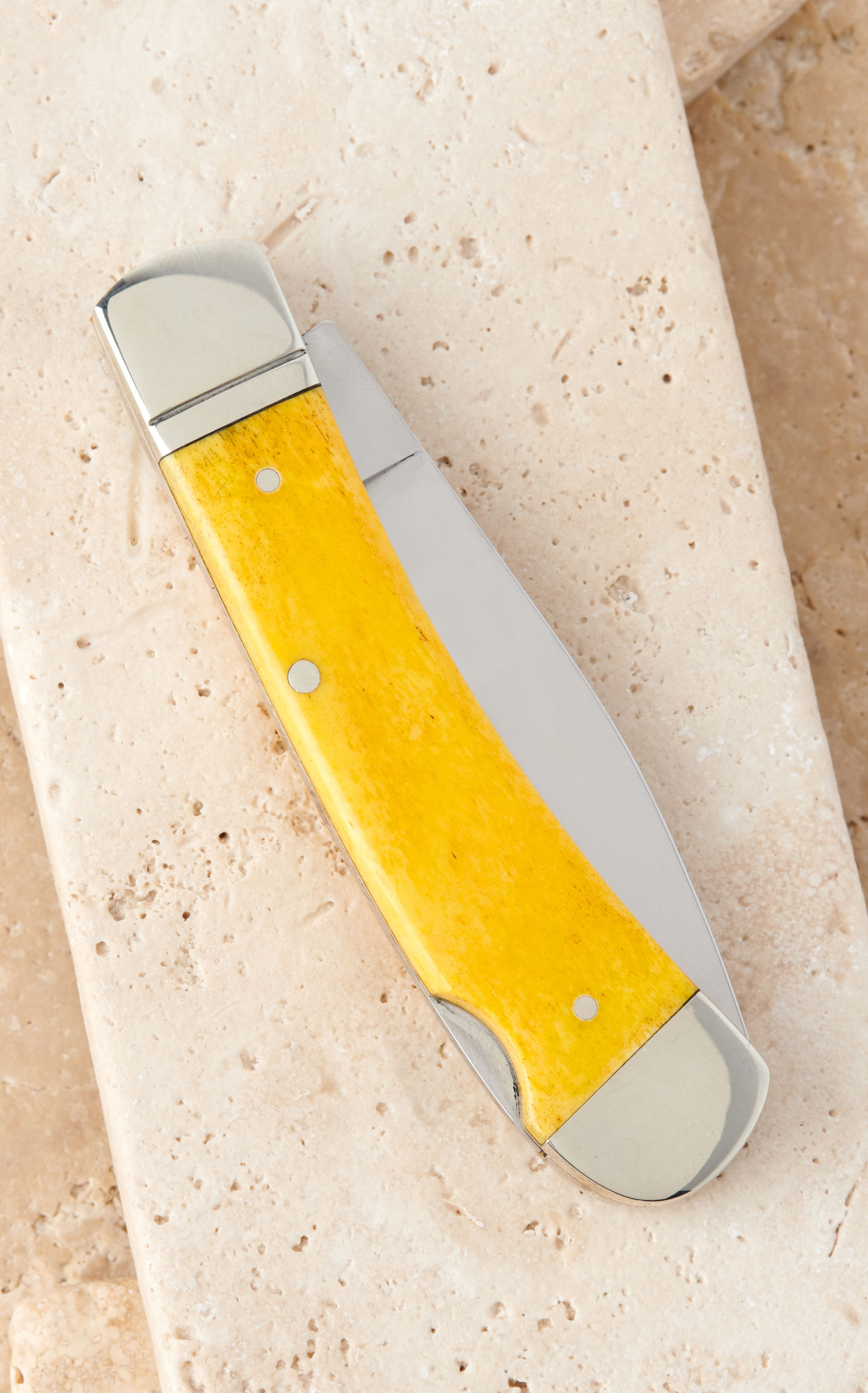 Tree Brand by Boker Traditional Series Yellow Bone Handle Pocket Knife - Image 3