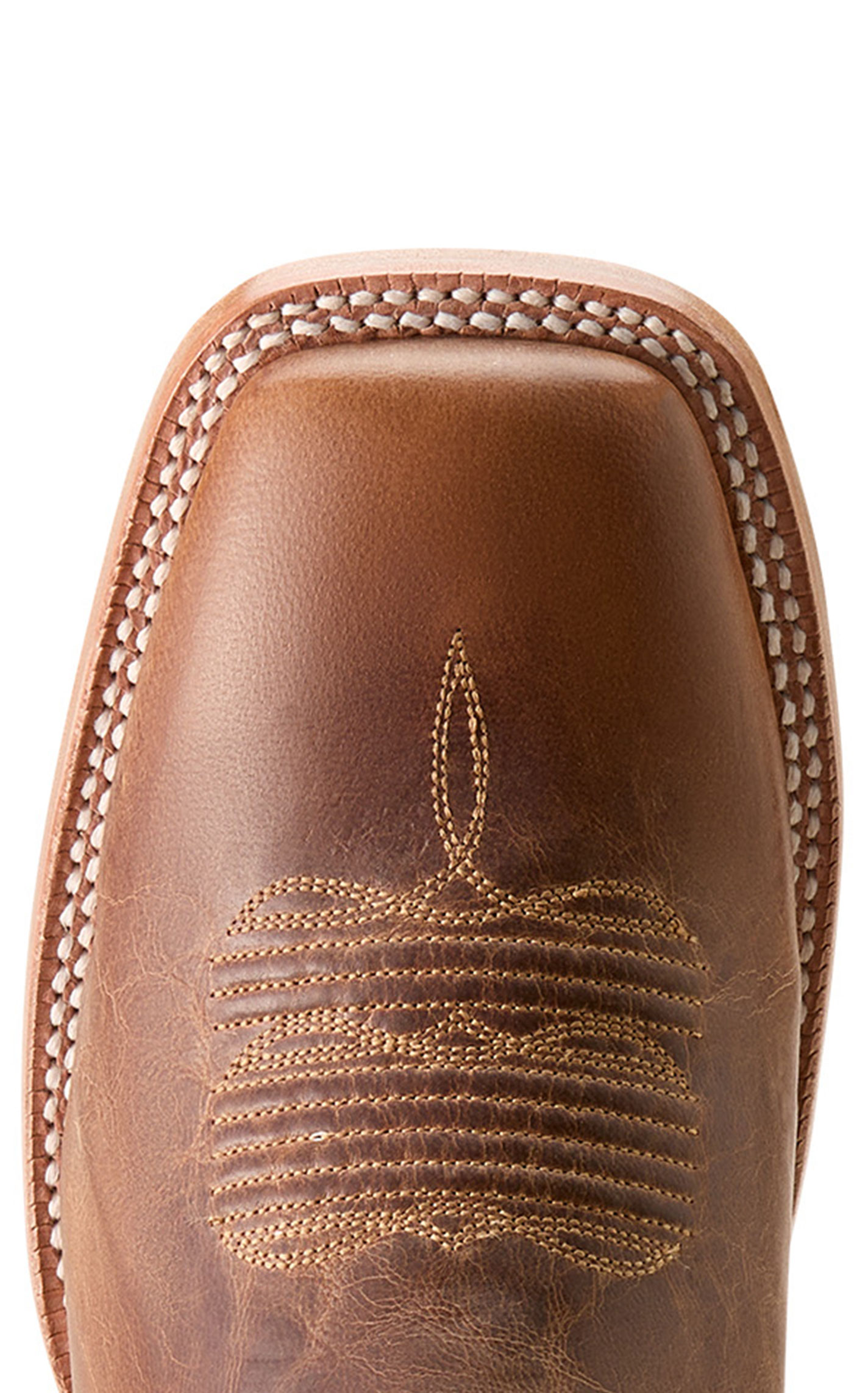 Ariat Men's Tanglewood Bone and Blue Wide Square Toe Cowboy Boots - Image 1