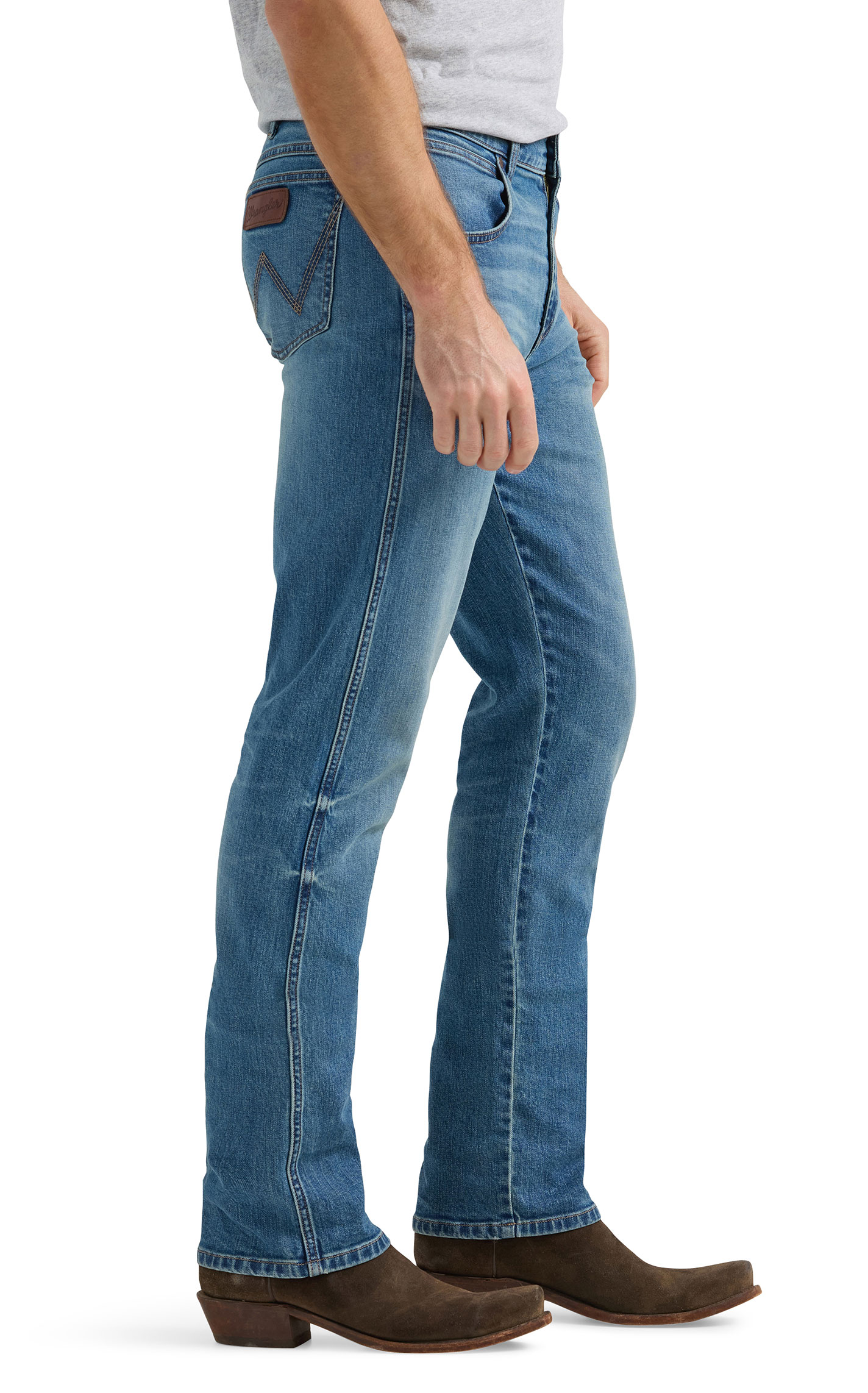 Wrangler Retro Men's 88 Phillips Medium Wash Slim Straight Jeans - Image 1
