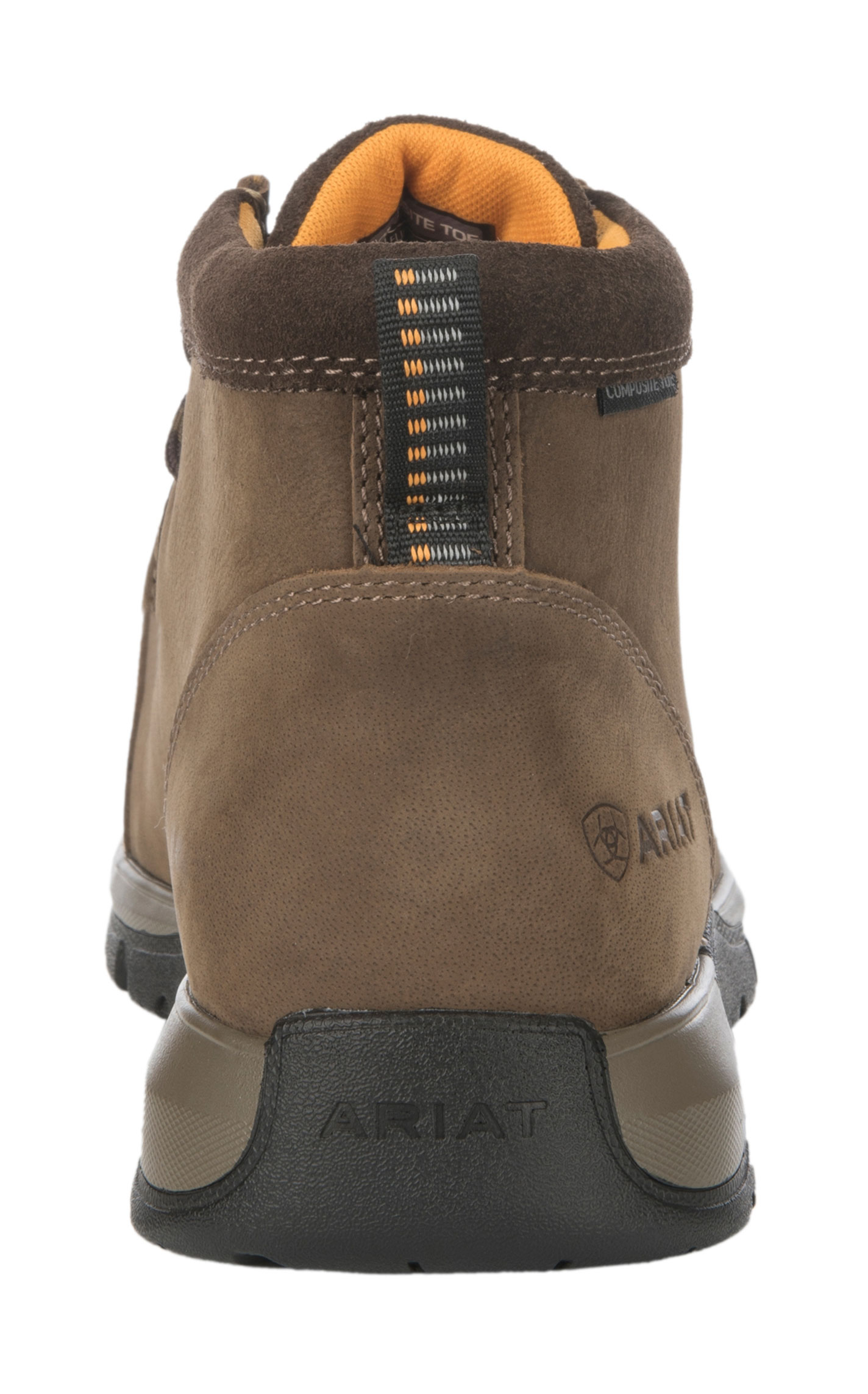 Ariat Men's Edge LTE Dark Brown Bantamweight Moc Round Composite Toe Lace Up Work Boot - Image 1
