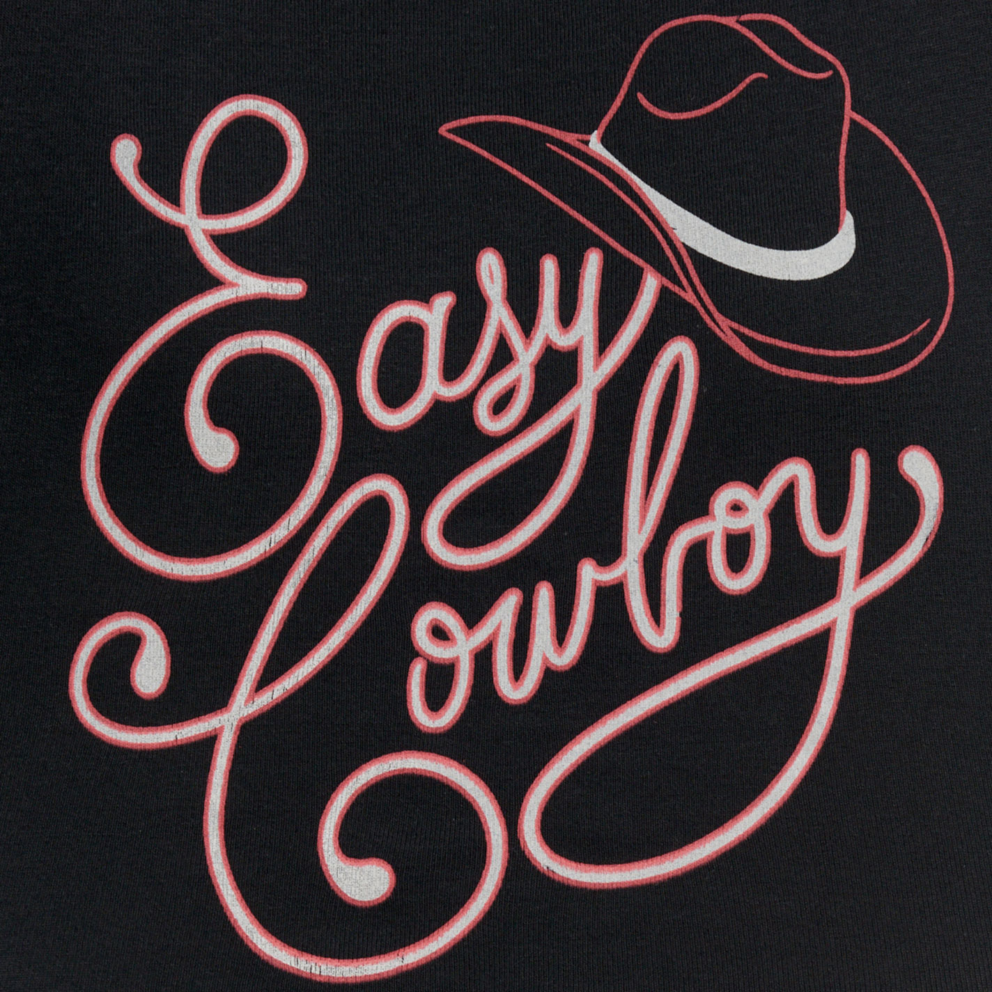Girl Dangerous Women's Black Easy Cowboy Graphic T-Shirt - Image 3