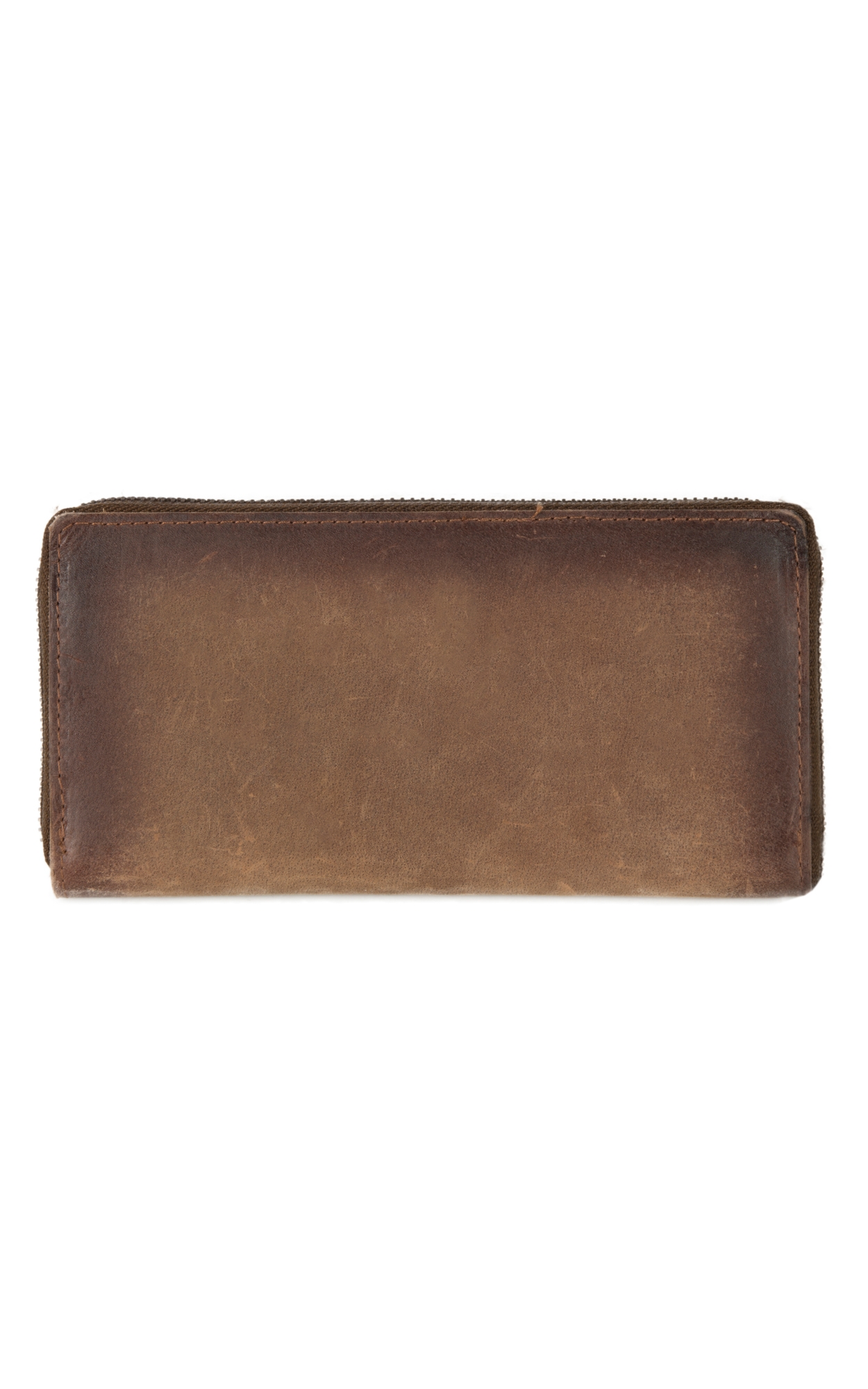 STS Ranchwear Baroness Distressed BiFold Zip Wallet - Image 1