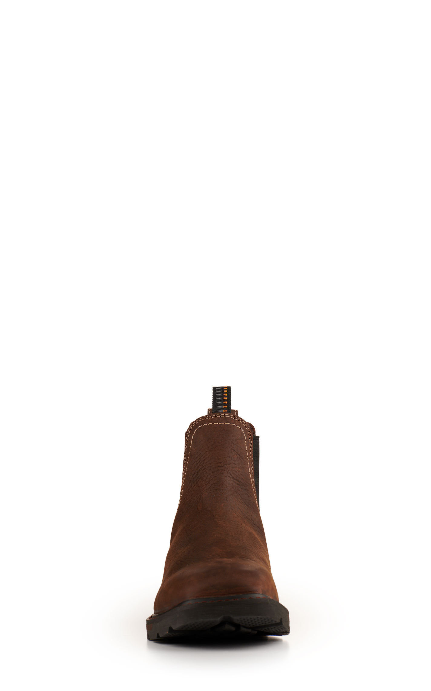 Ariat Men's Groundbreaker Dark Brown Waterproof Wide Square Toe Chelsea Work Boot - Image 1