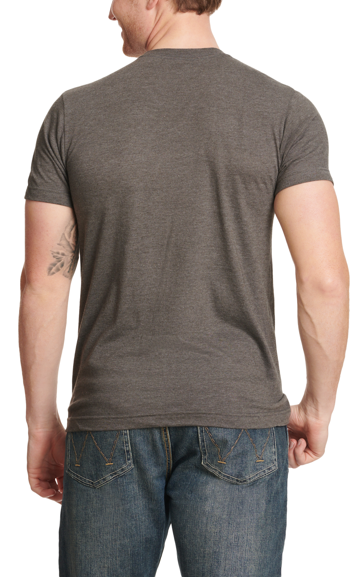 Salty Rodeo Men's Dark Charcoal & Sunrise Bolt Logo Short Sleeve T-Shirt - Image 1