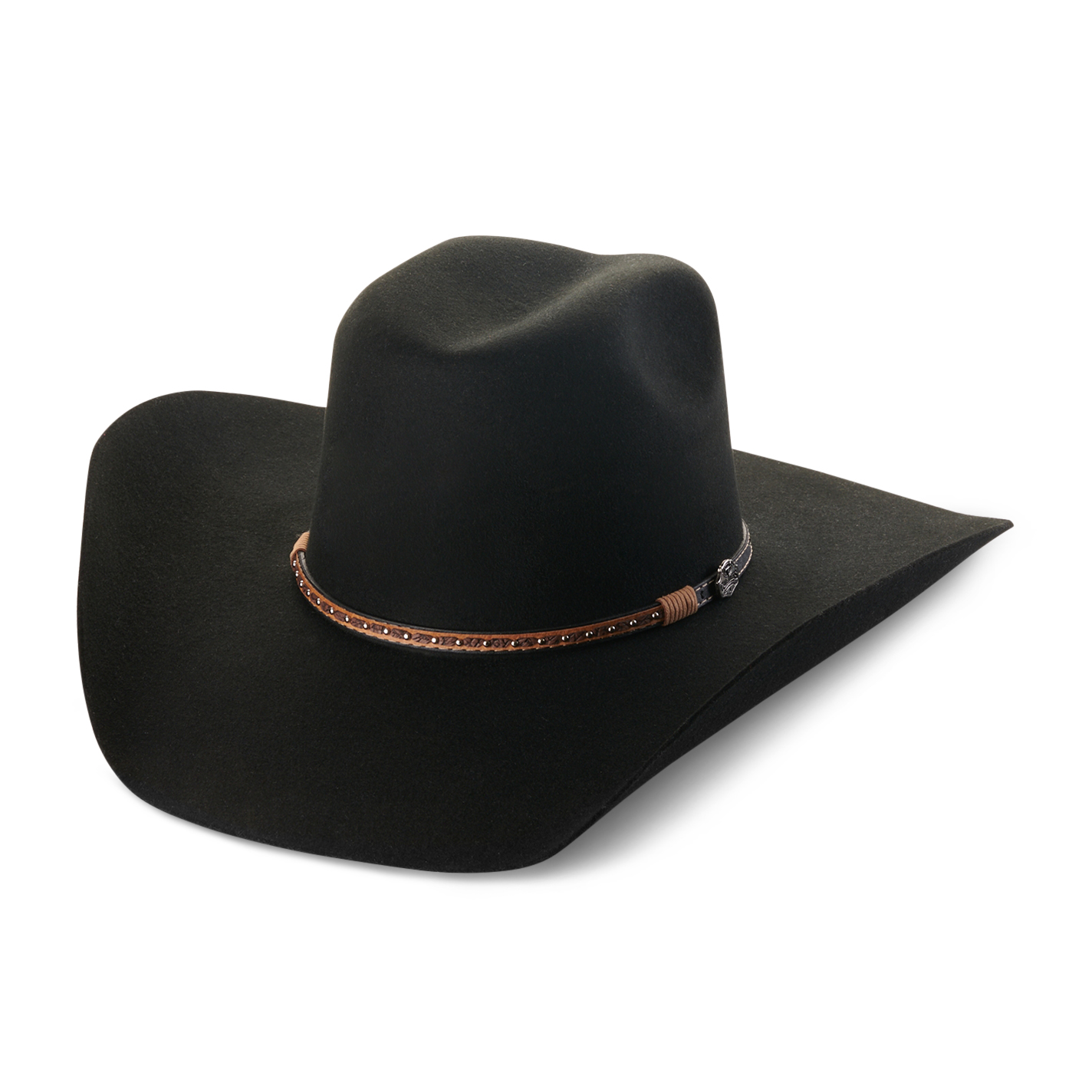 Cavender's 3X Black Premium Wool Cowboy Hat - Image 1