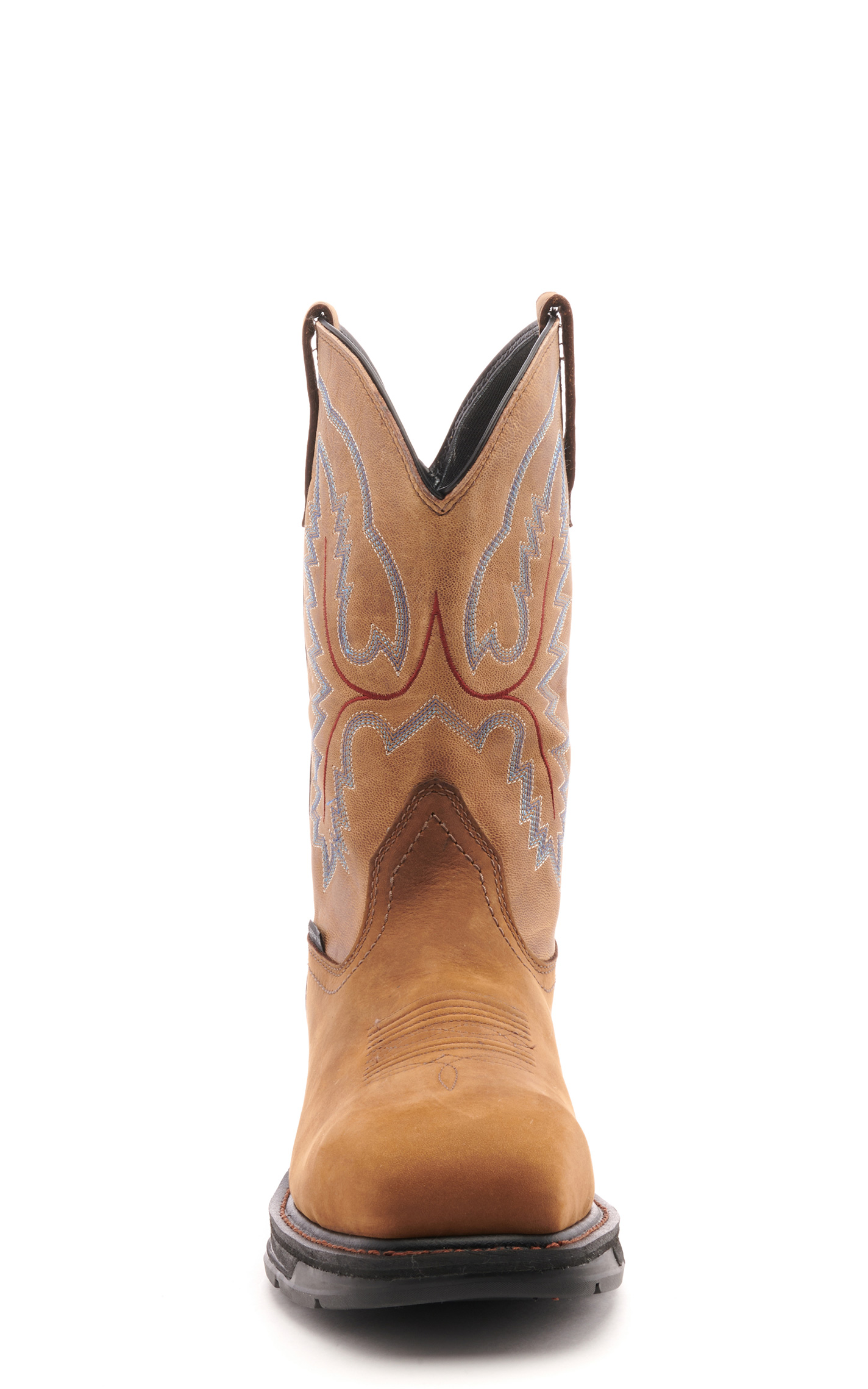 Ariat Men's WorkHog XT Distressed Brown Waterproof Wide Square Composite Toe Work Boot - Image 1