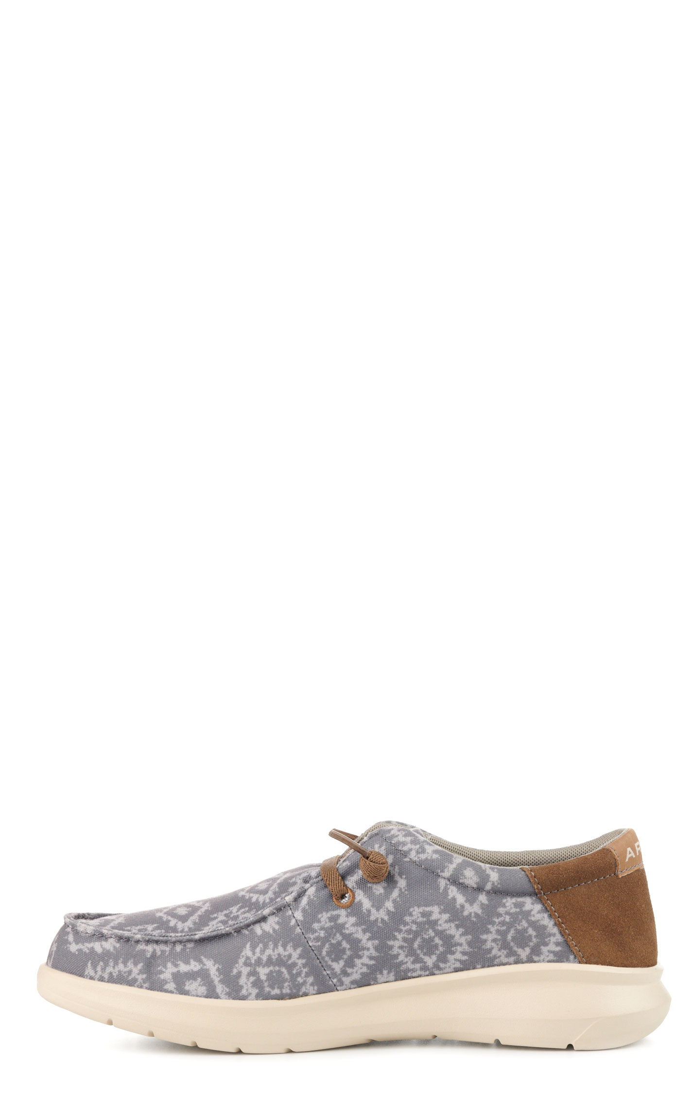 Ariat Men's Hilo Gray Blanket Print Stretch Lace Casual Shoe - Image 1