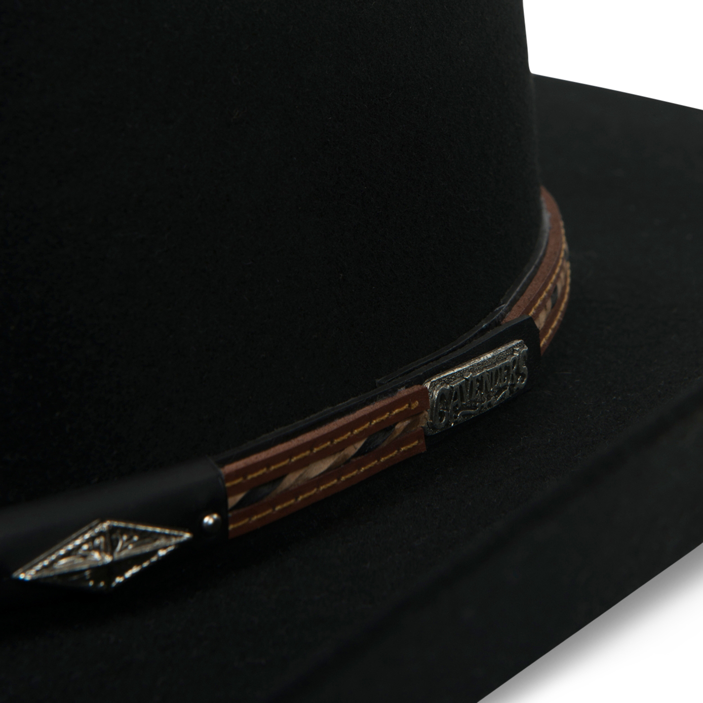 Cavender's 3X Westbrooke Black Premium Wool Cowboy Hat - Image 1