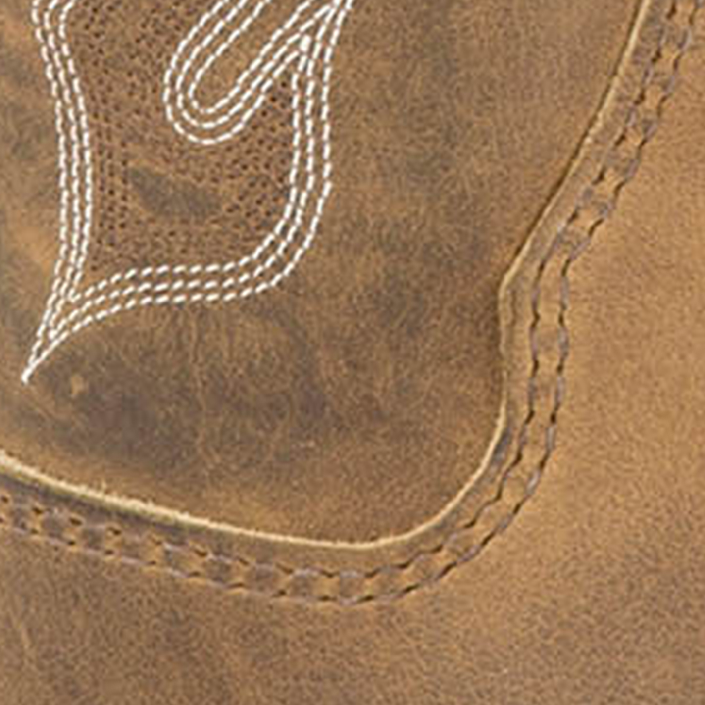 Double H Men's Oak ICE Distressed Brown Cowboy Boots - Image 1