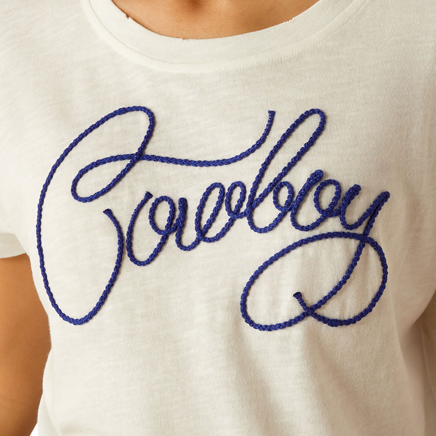 Ariat Women's White Cowboy Cloud Dancer T-Shirt - Image 1