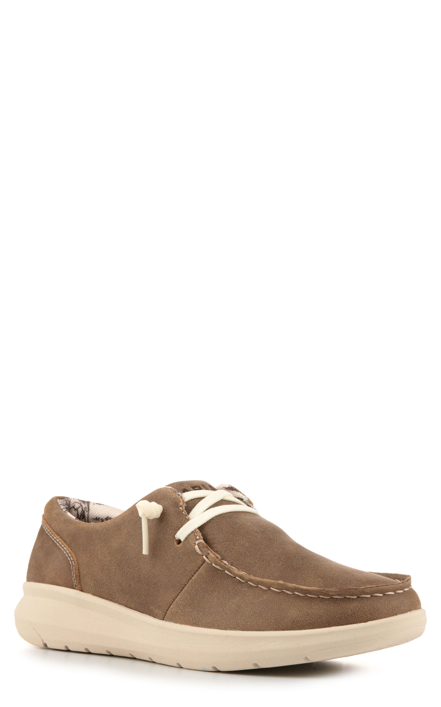Ariat Women's Hilo Brown Bomber Moc Toe Lace Up Casual Shoe - Image 1