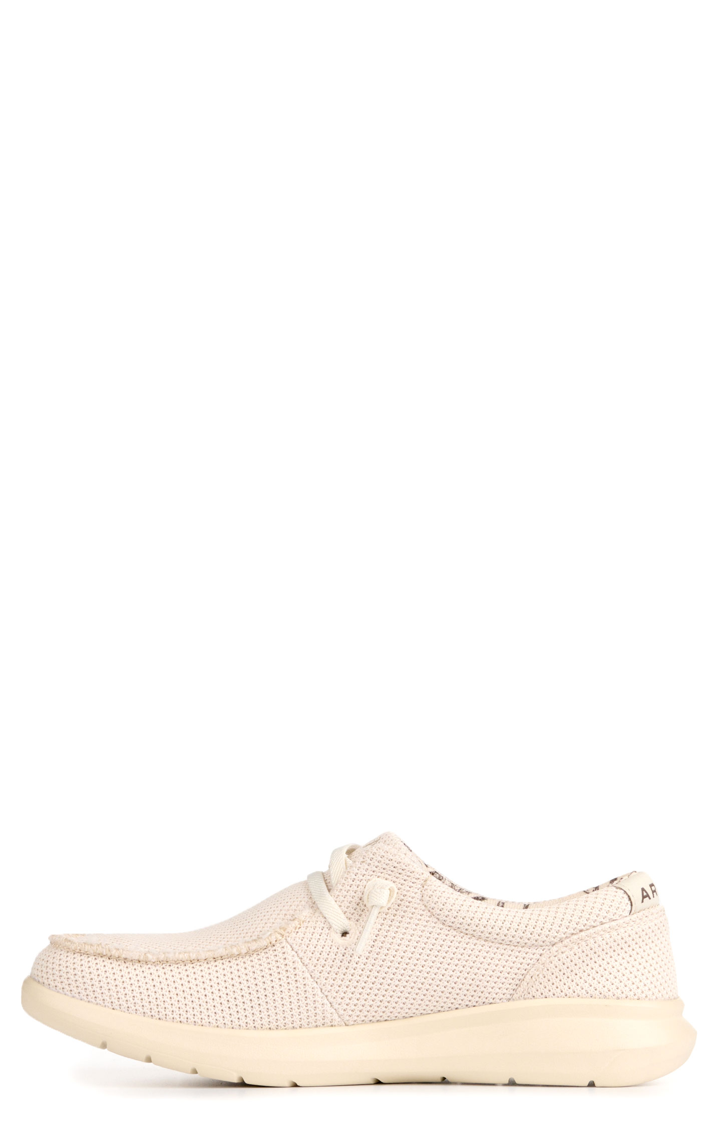 Ariat Women's Cream Mesh Hilo Moc Toe Casual Shoes - Image 1