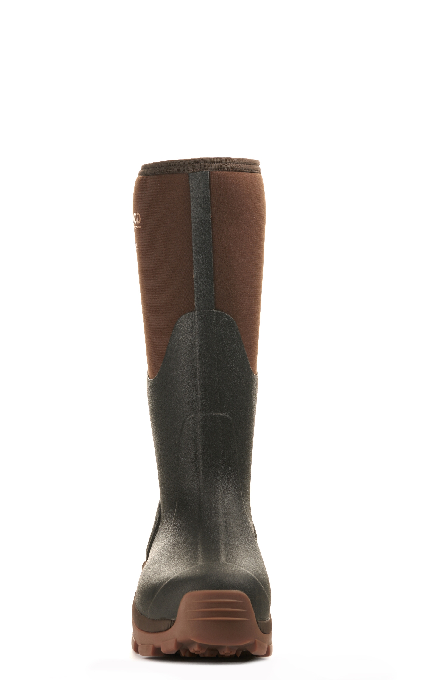 Dryshod Men's Haymaker Black and Brown Waterproof Round Toe Rubber Farm Boots - Image 1