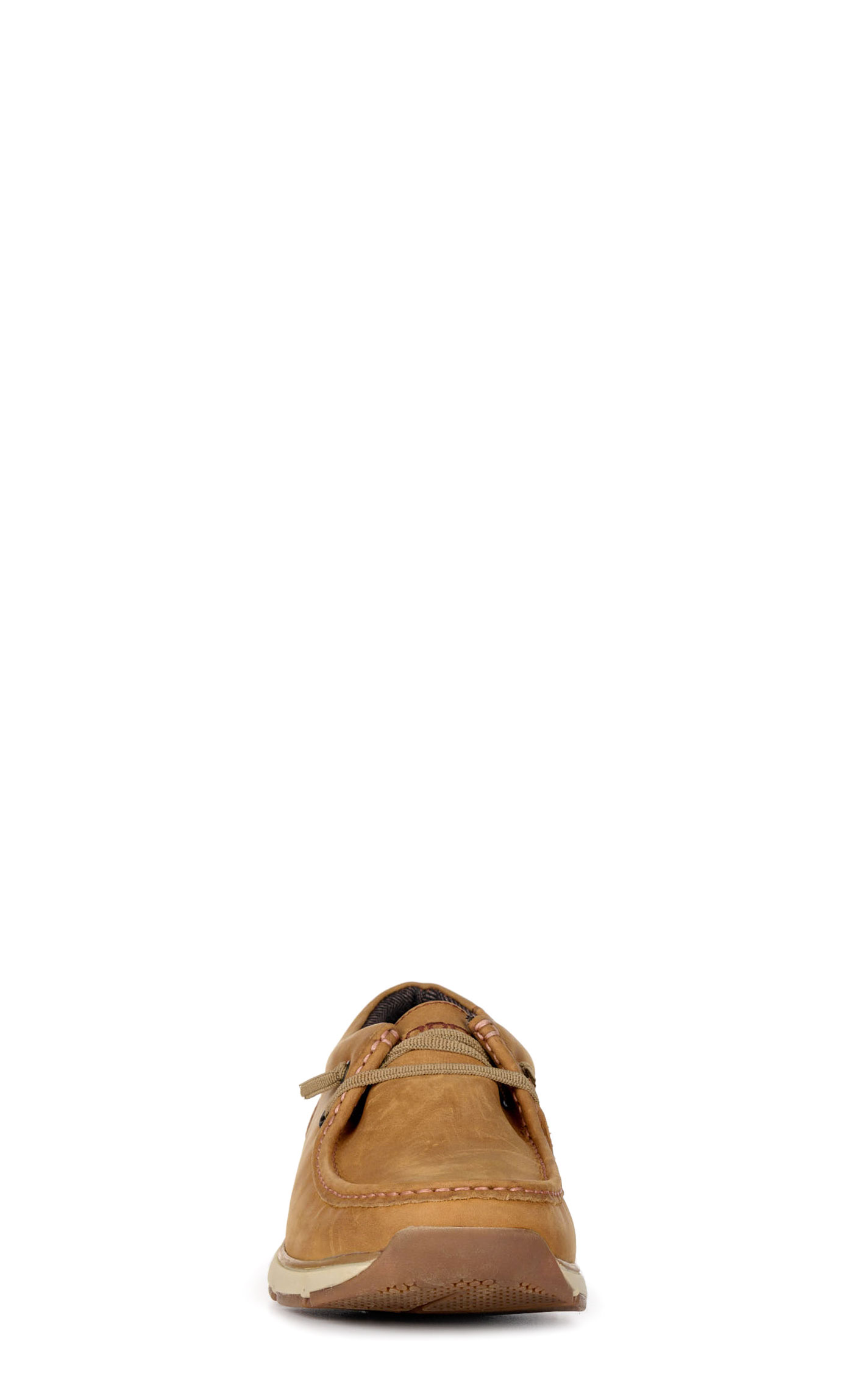 Roper Men's Lloyd Tan Oiled Leather Moc Toe Casual Shoes - Image 1