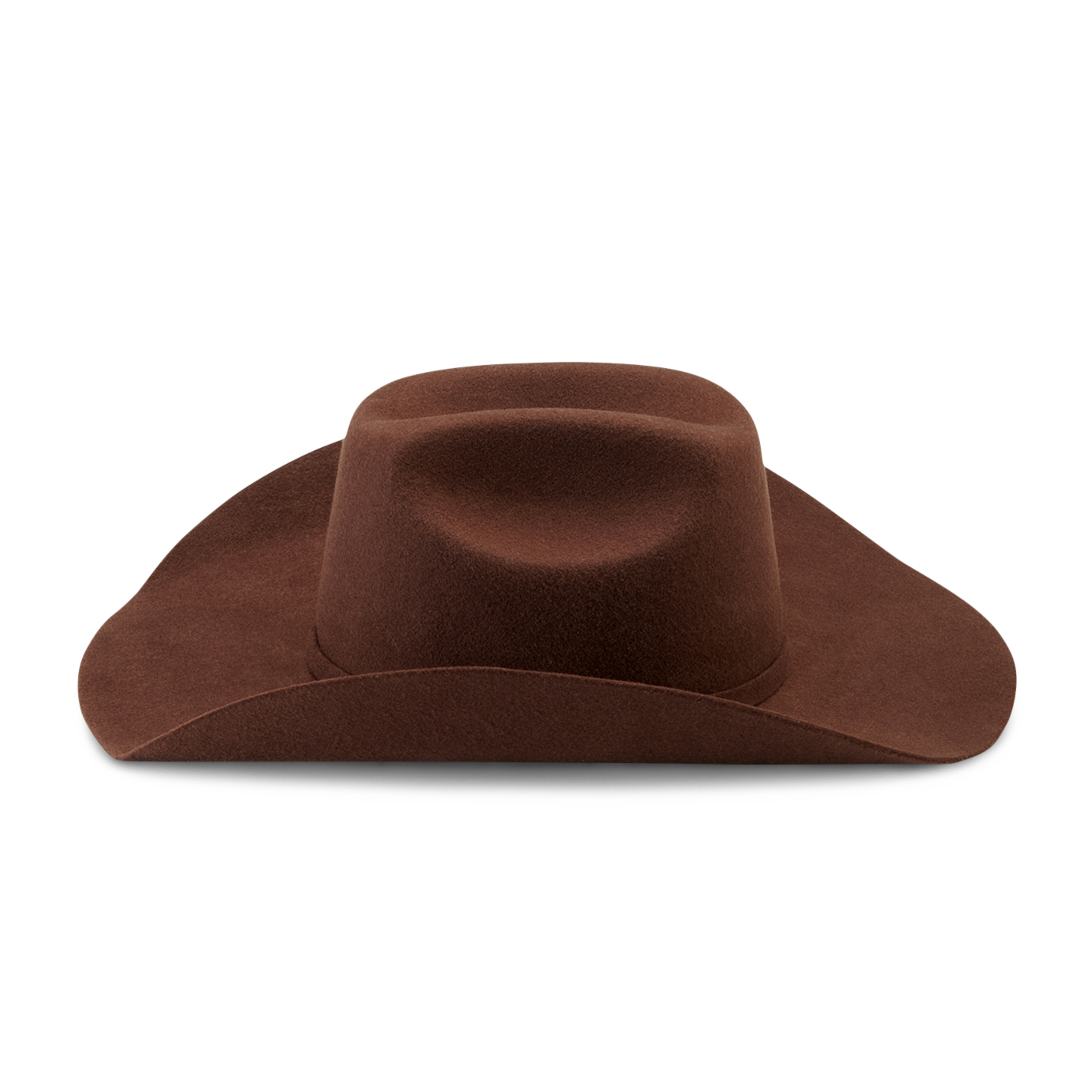 Ariat Kids' Chocolate Cattleman Wool Cowboy Hat - Image 1