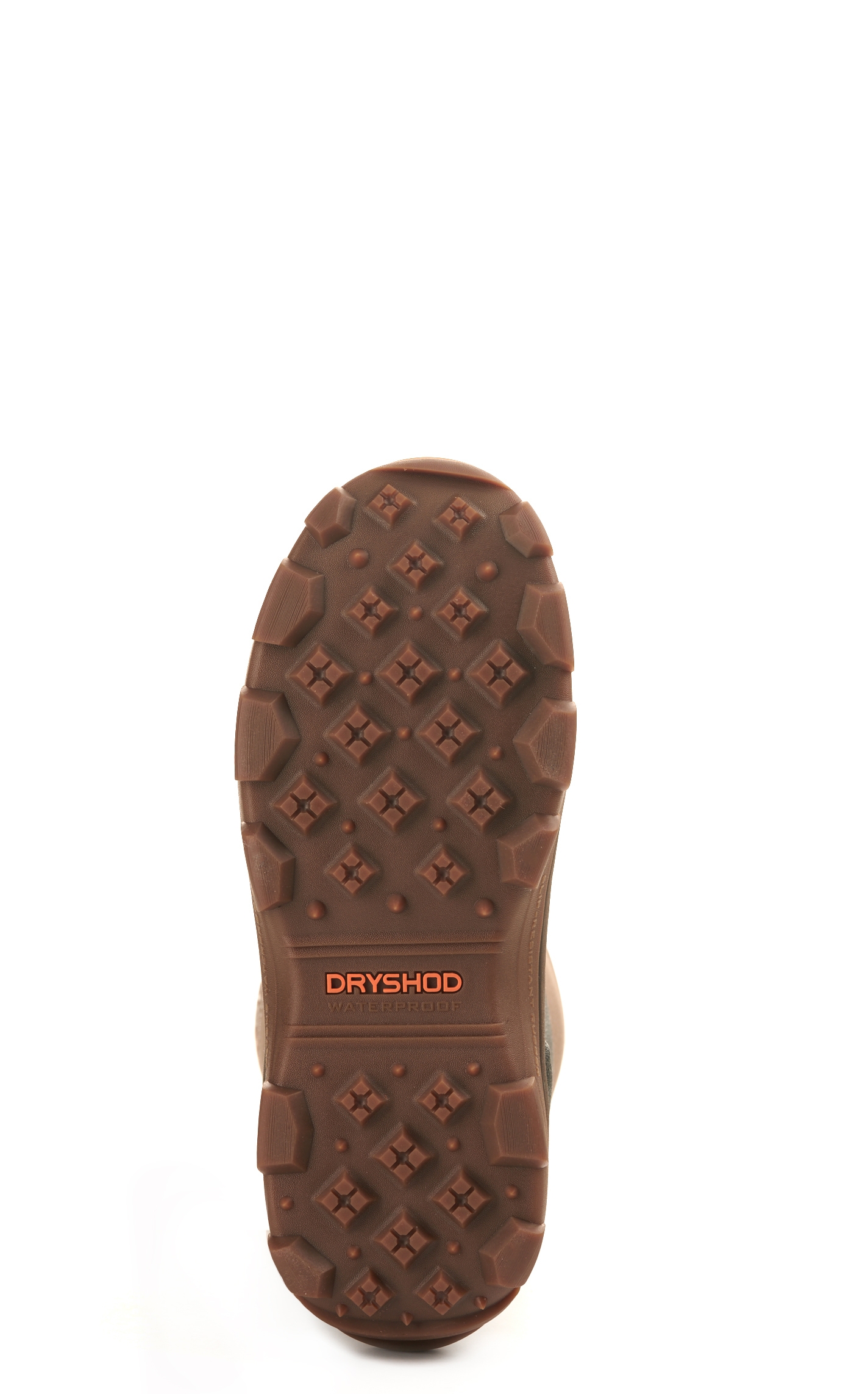 Dryshod Men's Haymaker Black and Brown Waterproof Round Toe Rubber Farm Boots - Image 1