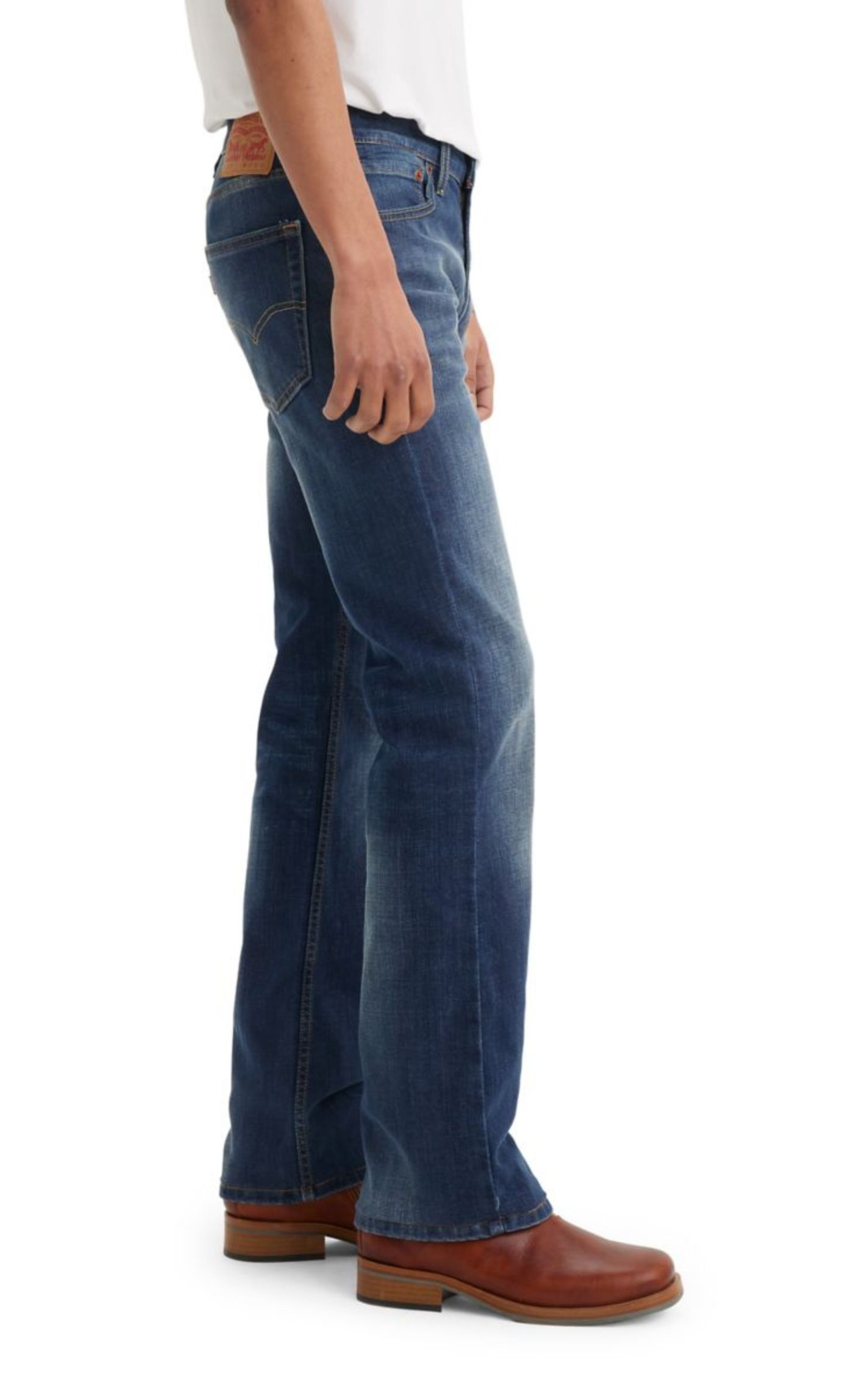 Levi's Men's 527 Slim Bootcut Dark Wash Stretch Jeans - Image 3