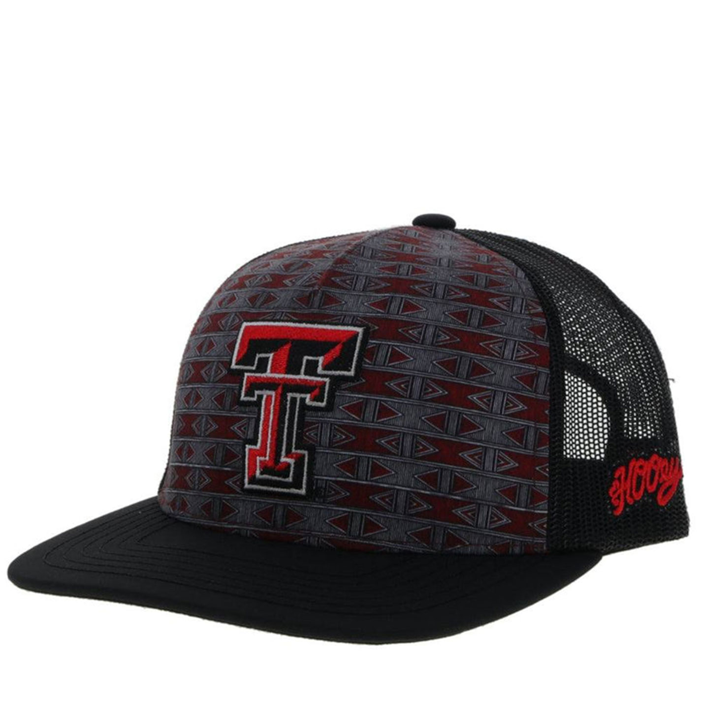 Hooey Collegiate Collection Men's Black Texas Tech Logo Cap - Image 1
