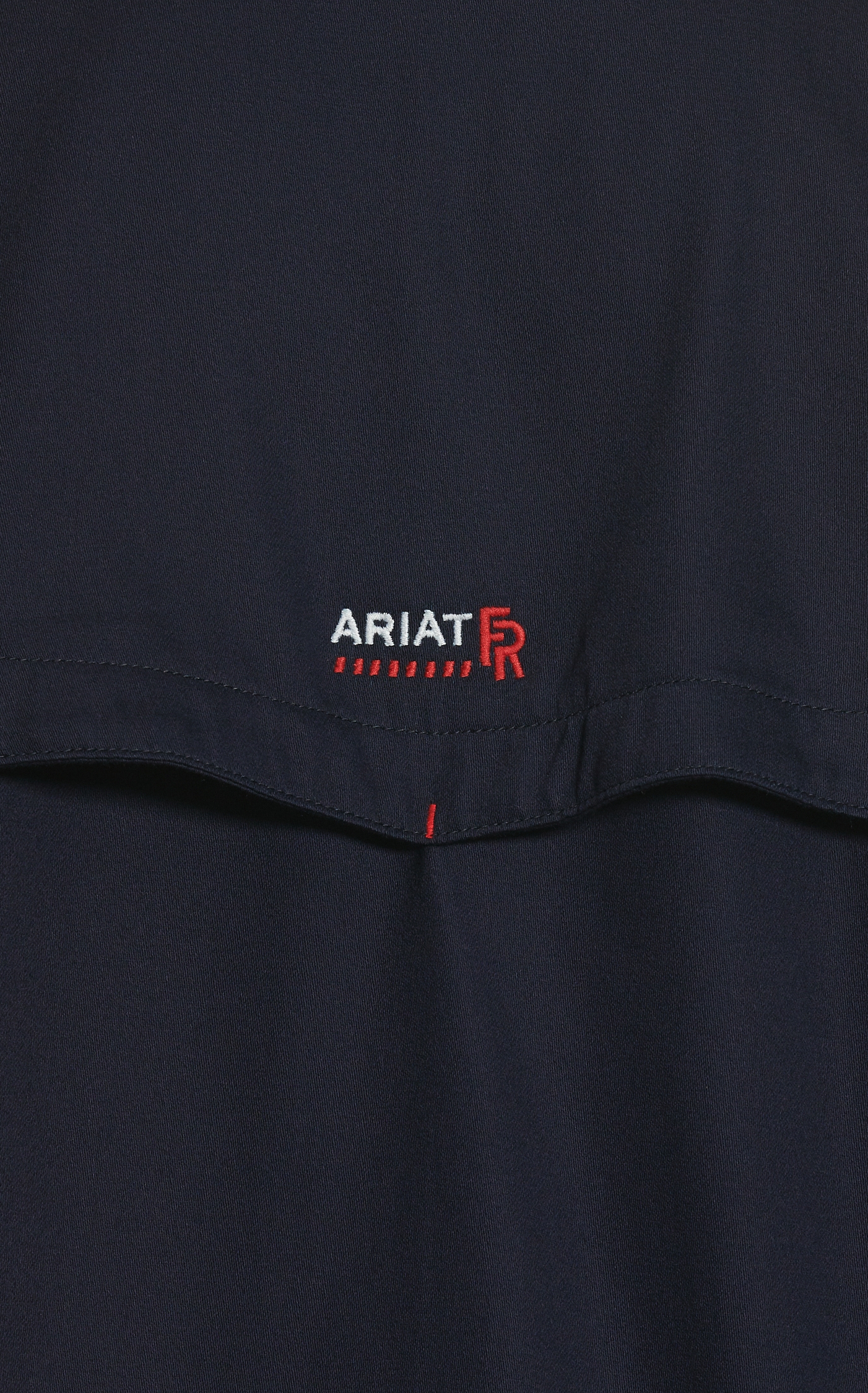 Ariat Men's Solid Navy Vent Long Sleeve FR Work Shirt - Image 1