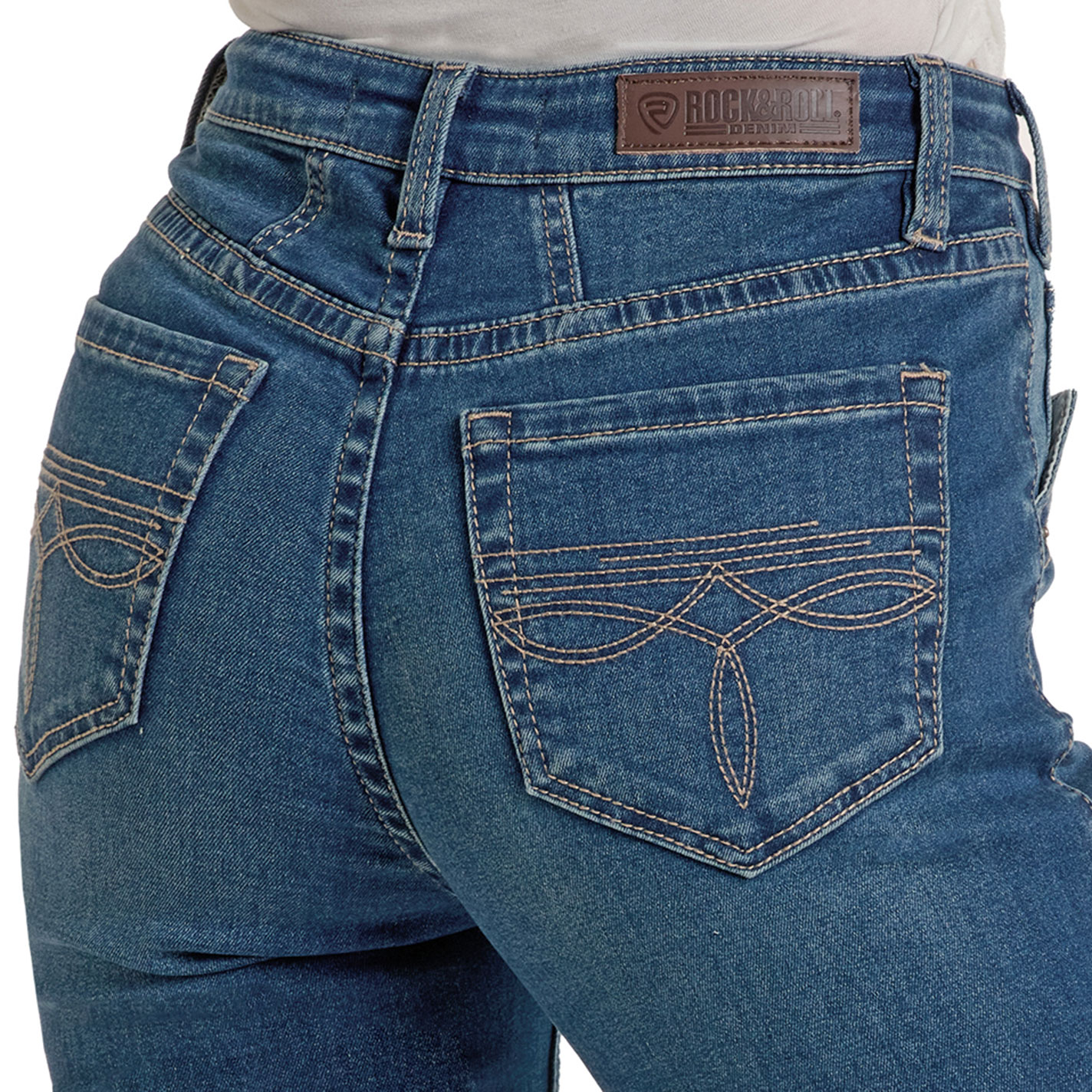 Rock & Roll Denim Women's Extra Stretch High Rise Bootcut Jeans - Image 1