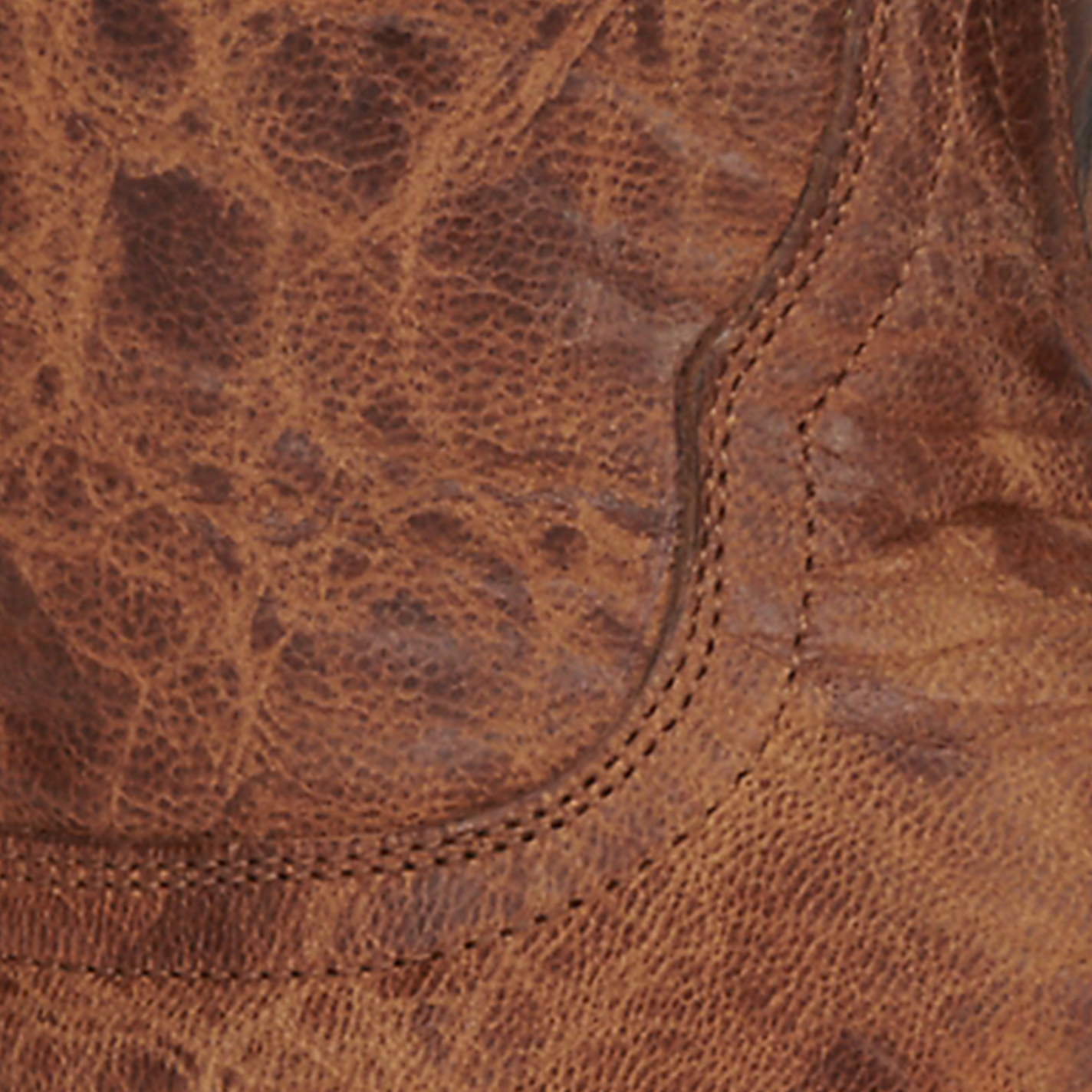Cavender's Women's Weathered Tan with Floral Embroidery Square Toe Cowboy Boots - Image 1