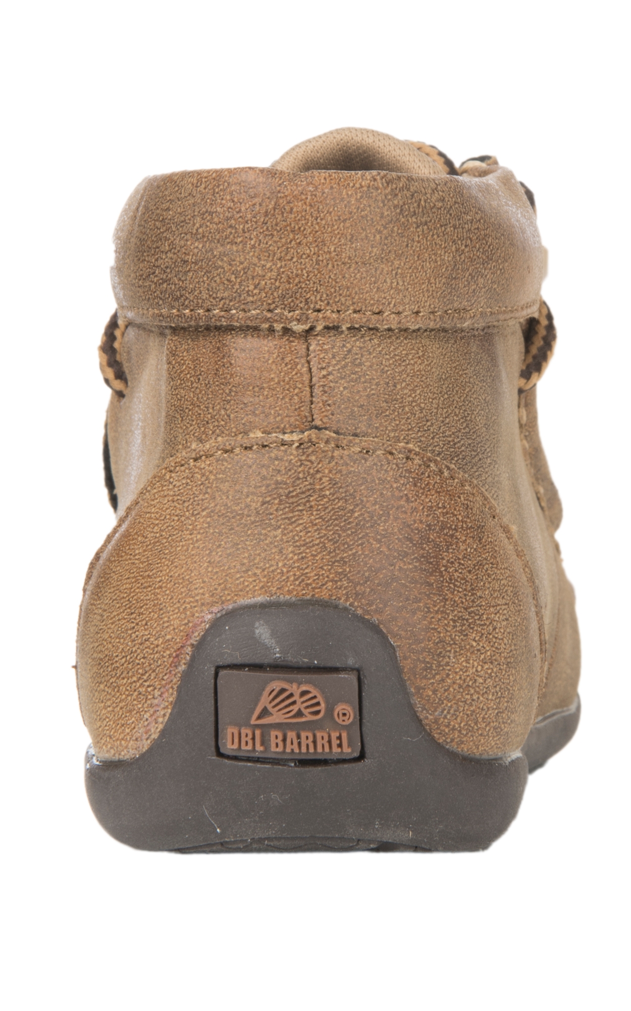 Double Barrel Toddler Tan with Brown Embossed Inlay Casual Chukka Shoe - Image 1