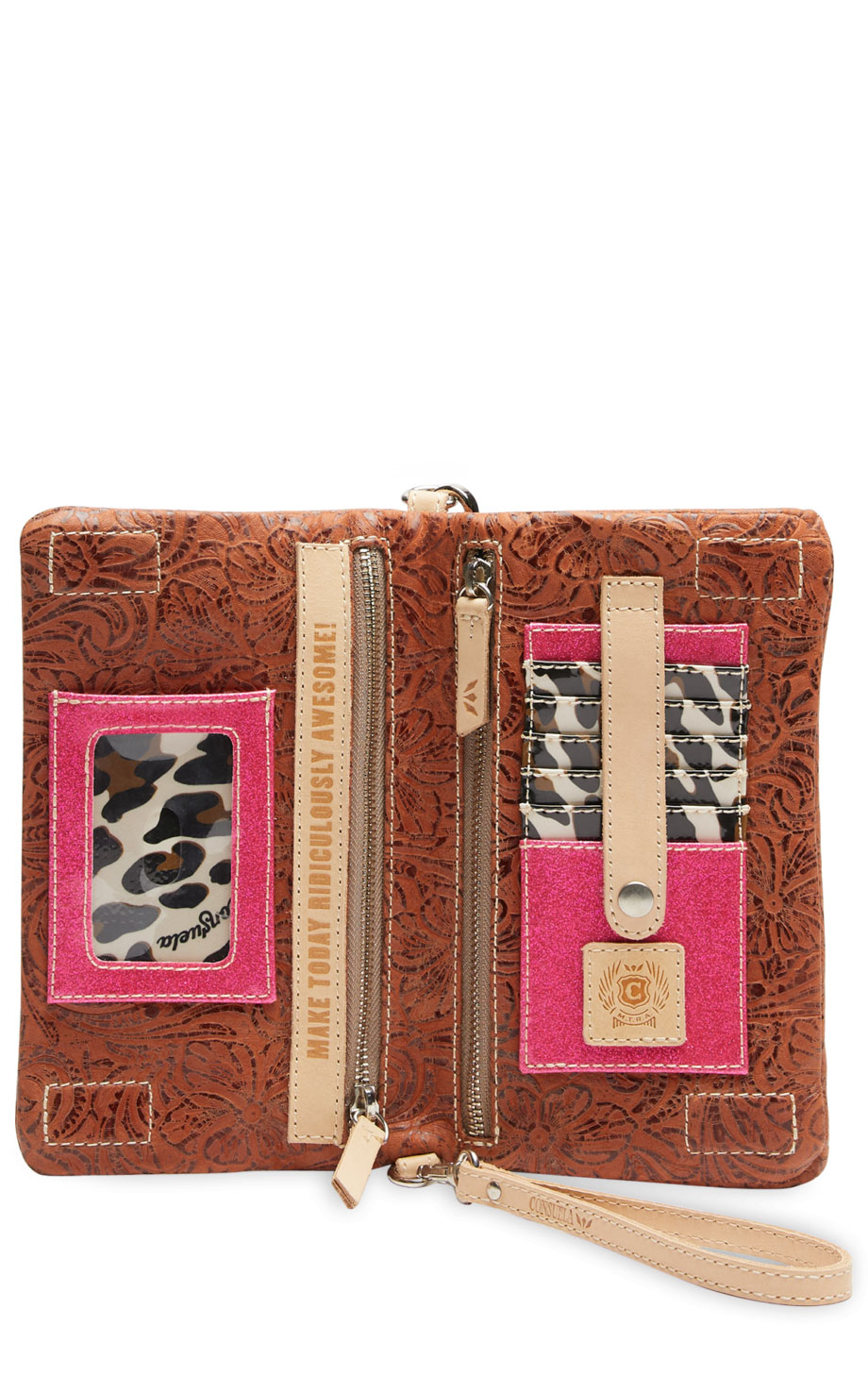 Consuela Sally Tooled Leather Uptown Crossbody Purse - Image 1