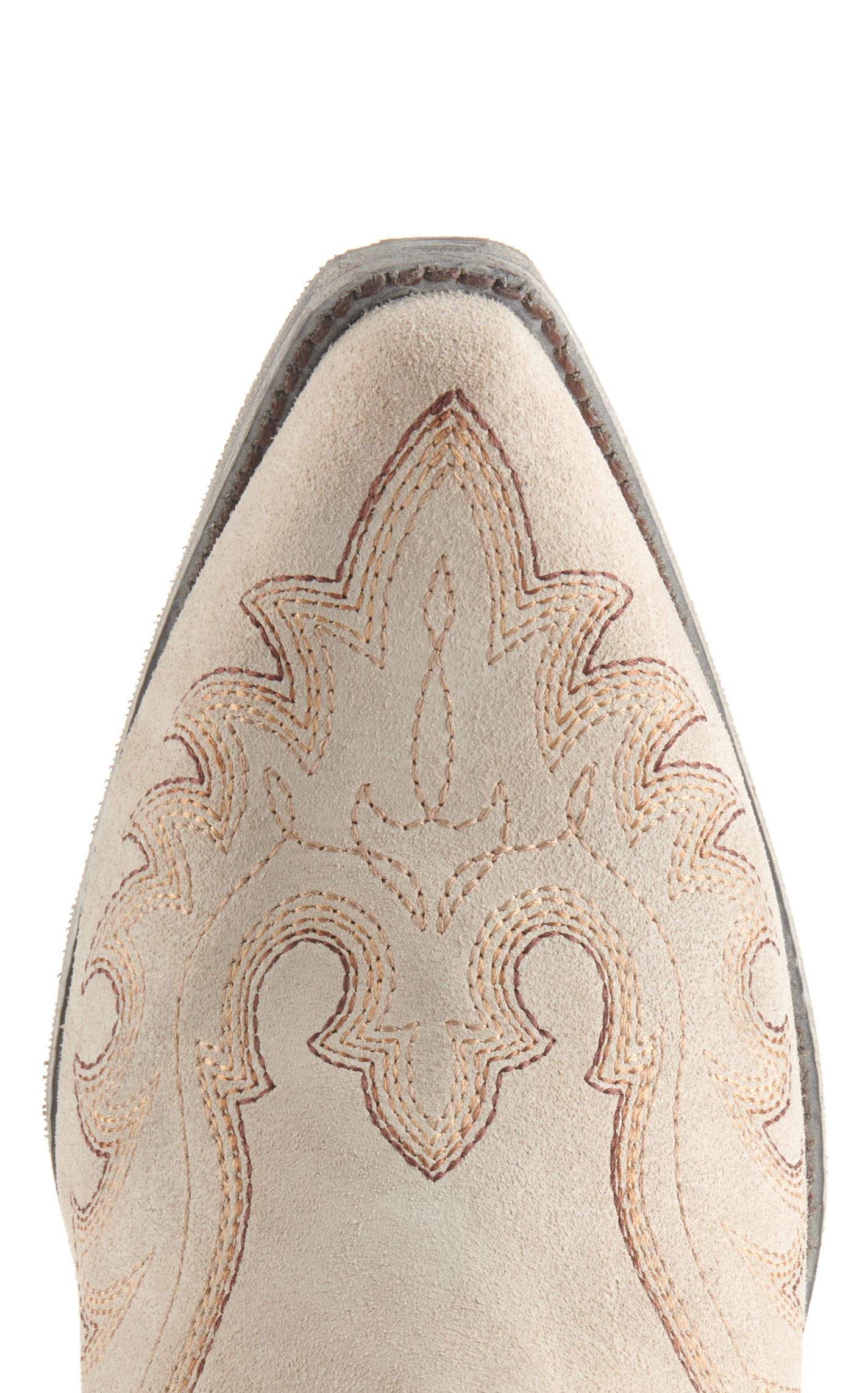 Ariat Women's Chandler Cloud White Suede Snip Toe Booties - Image 1
