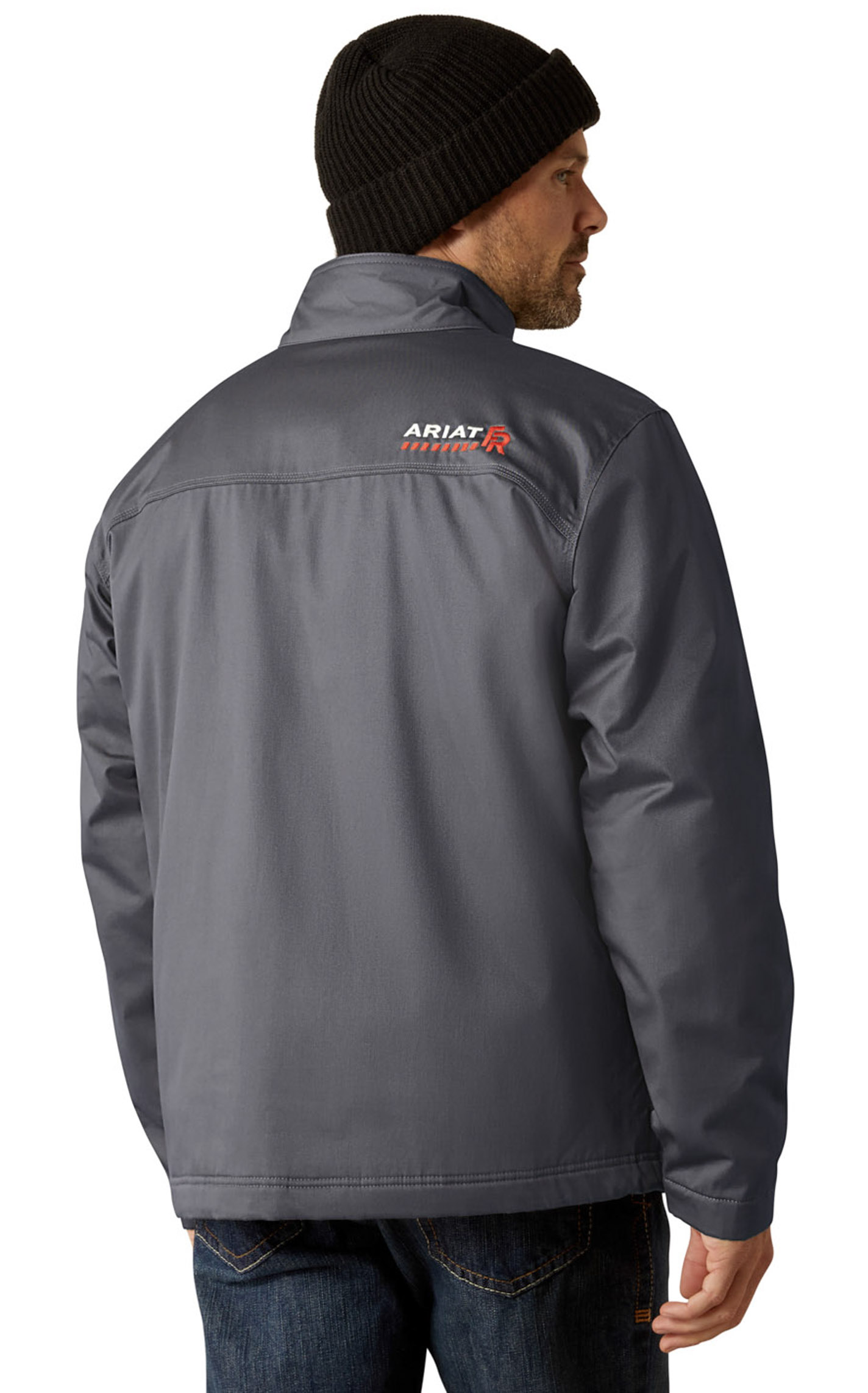Ariat Work Men's FR Charcoal Gray Insulated Work Jacket - Image 4