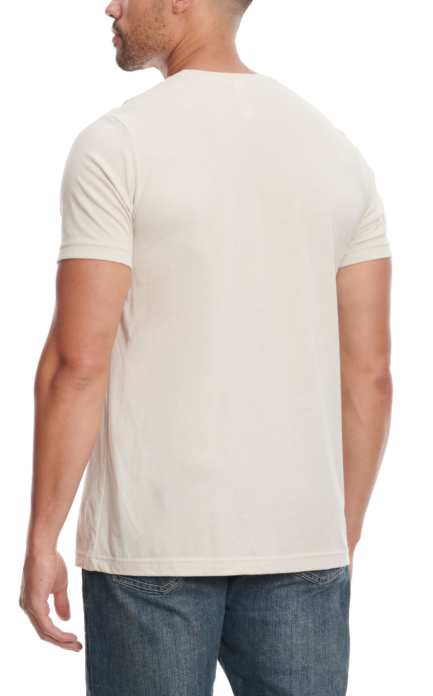 C.C. Creations Men's Light Putty Wetzel Cattle Co. Graphic Short Sleeve T-Shirt - Image 1