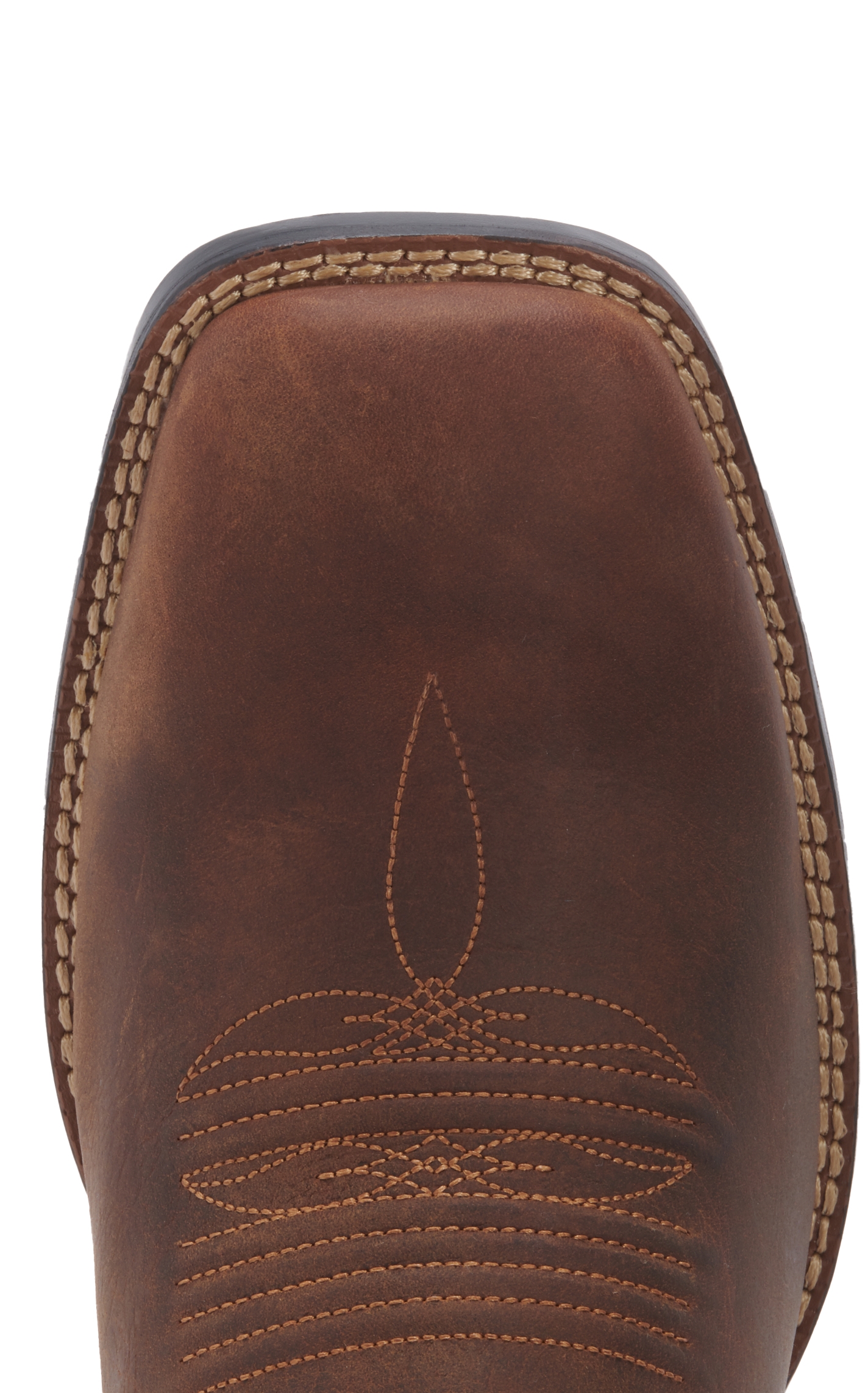 Durango Men's Westward Prairie Brown Wide Square Toe Cowboy Boots - Image 1