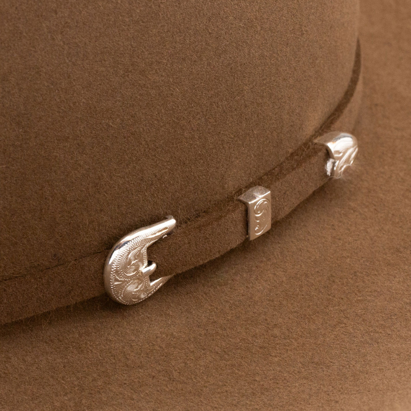 Resistol Driftwood 6X Midnight Cattleman Felt Cowboy Hat - Image 2