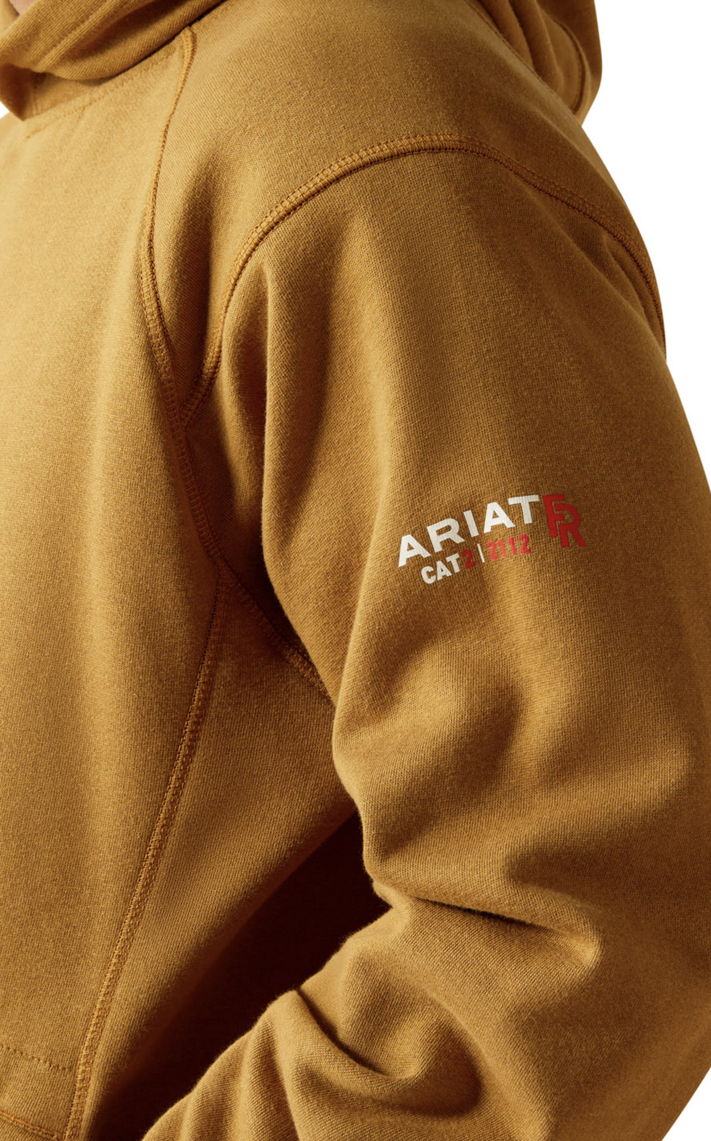 Ariat Men's FR Golden Brown DuraStretch Work Hoodie - Image 1