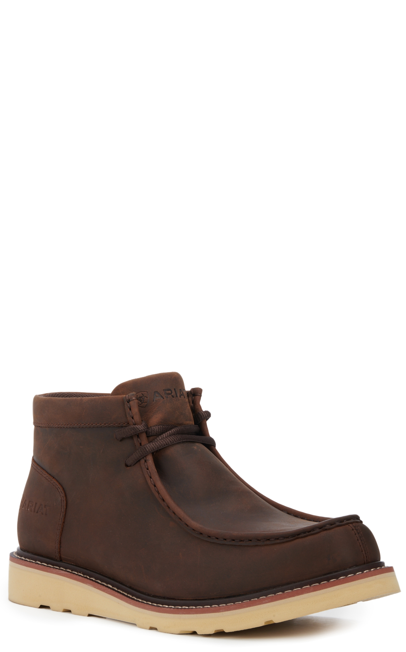 Ariat Men's Recon Country Distressed Brown Chukka Casual Shoes - Image 1