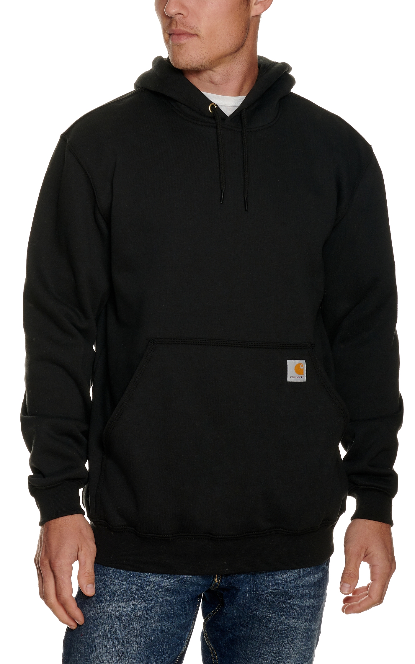 Carhartt Men's Black Mid-Weight Hoodie Jacket - Image 1