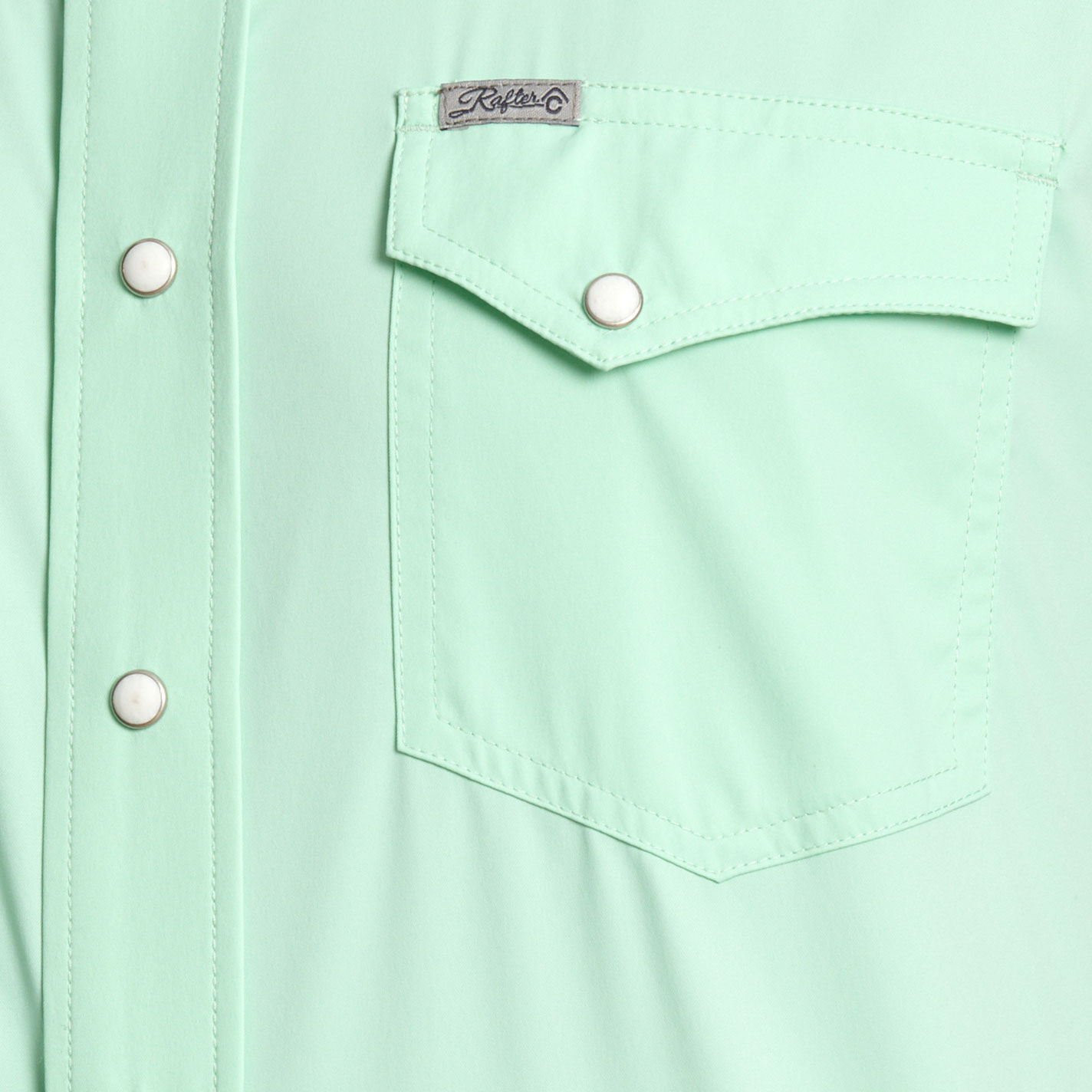 Rafter C Men's Mint Western Shirt - Image 1