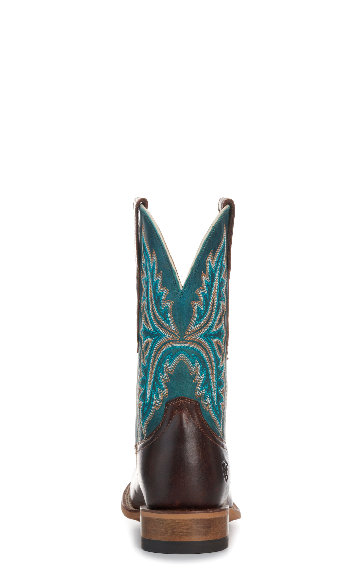 Ariat Men's Espresso Scuba Blue TekStep Wide Square Toe Cowboy Boots - Image 1