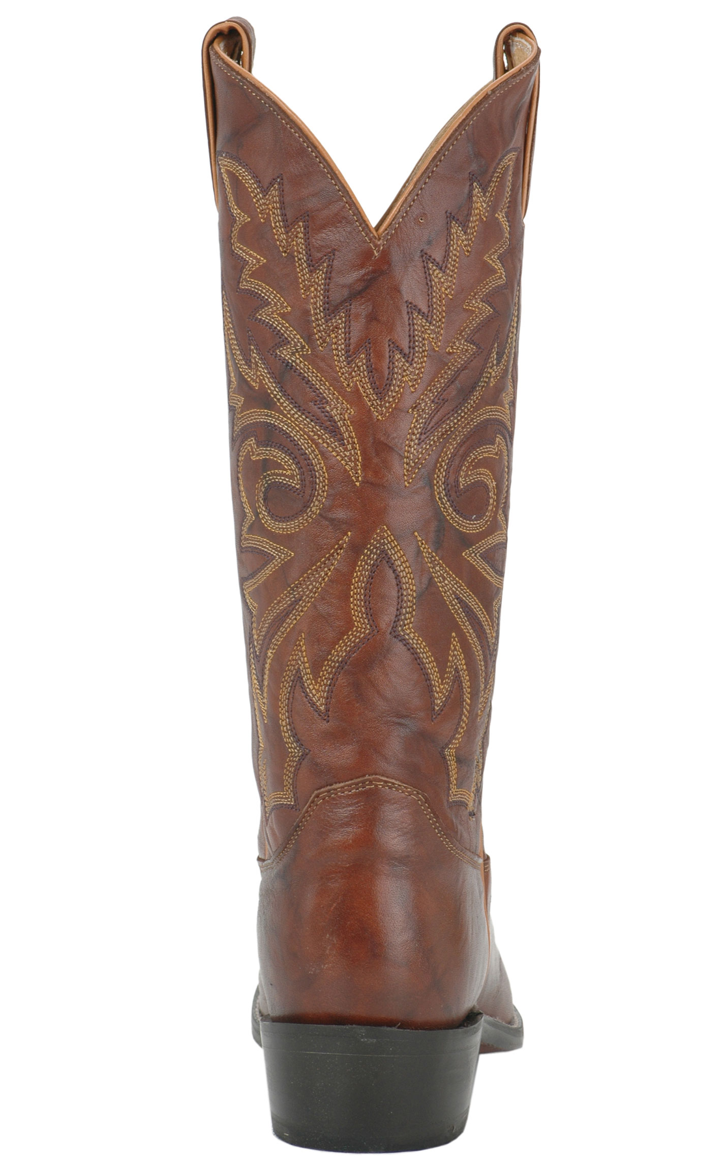 Justin Men's Chestnut Brown Marbled Deerlite Cowboy Boots - Image 1
