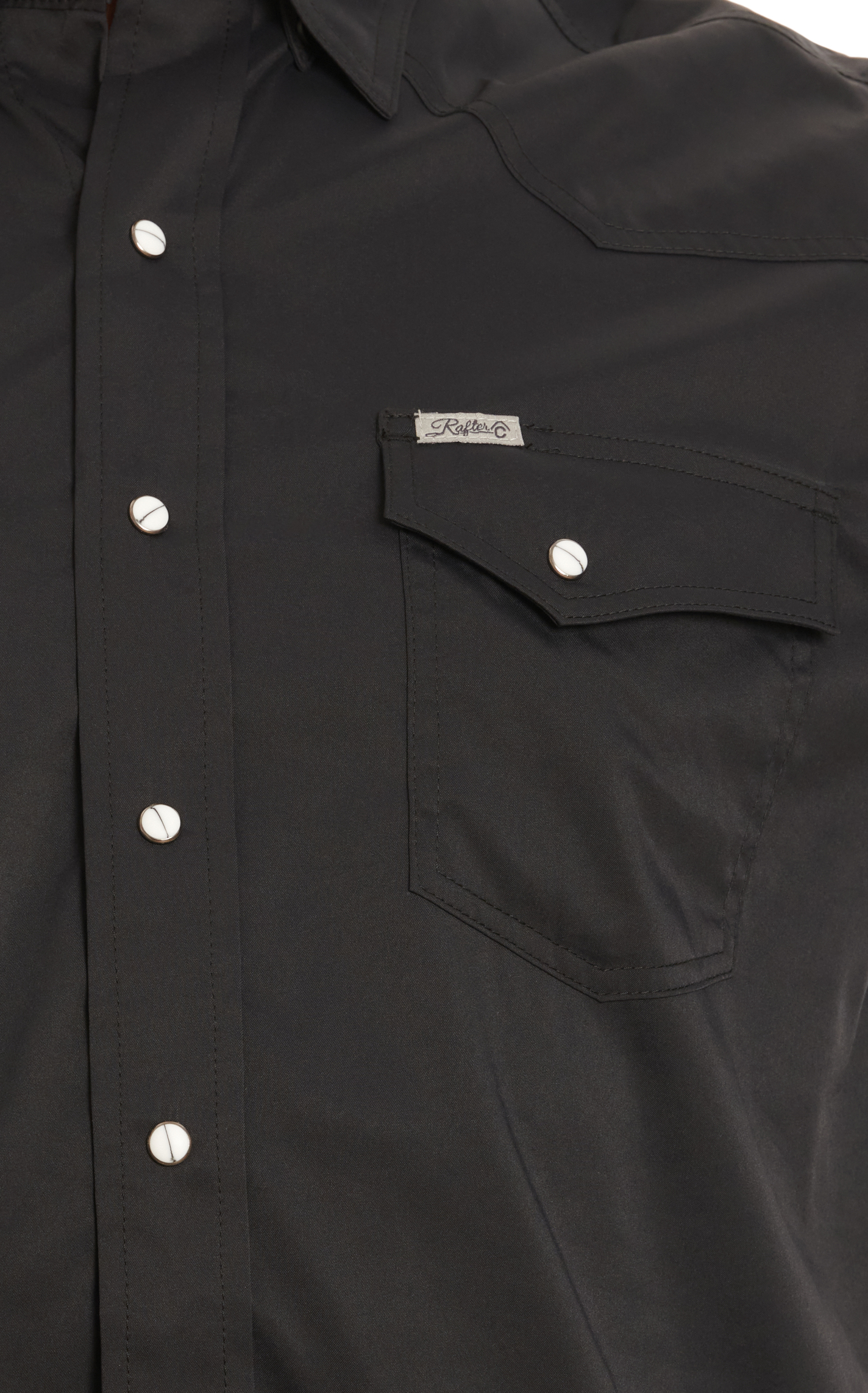 Rafter C Outdoors Men's Black Long Sleeve Lefty Fishing Shirt - Image 3