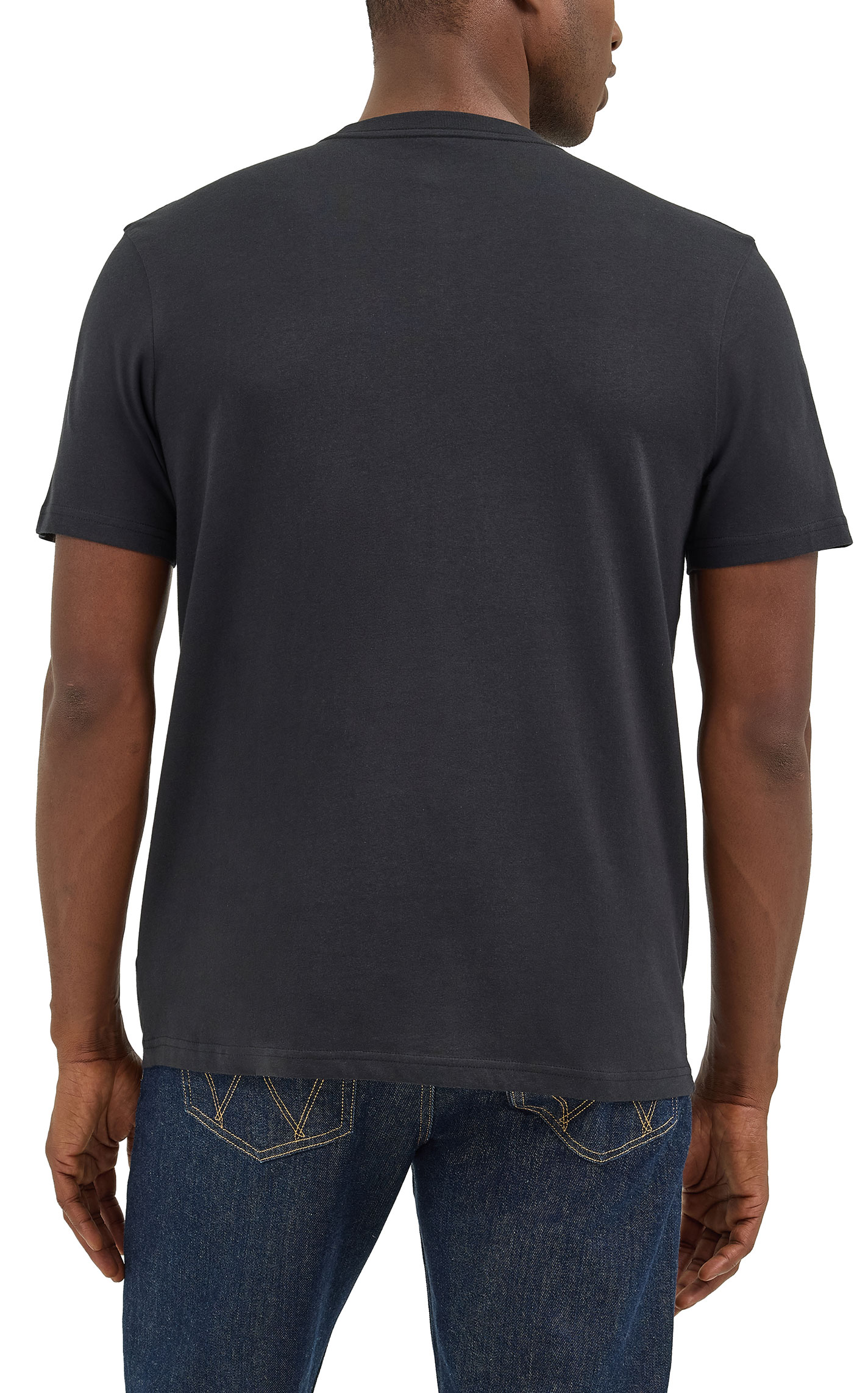 Wrangler Men's Black Skeletal Cowboy Graphic T-Shirt - Image 1