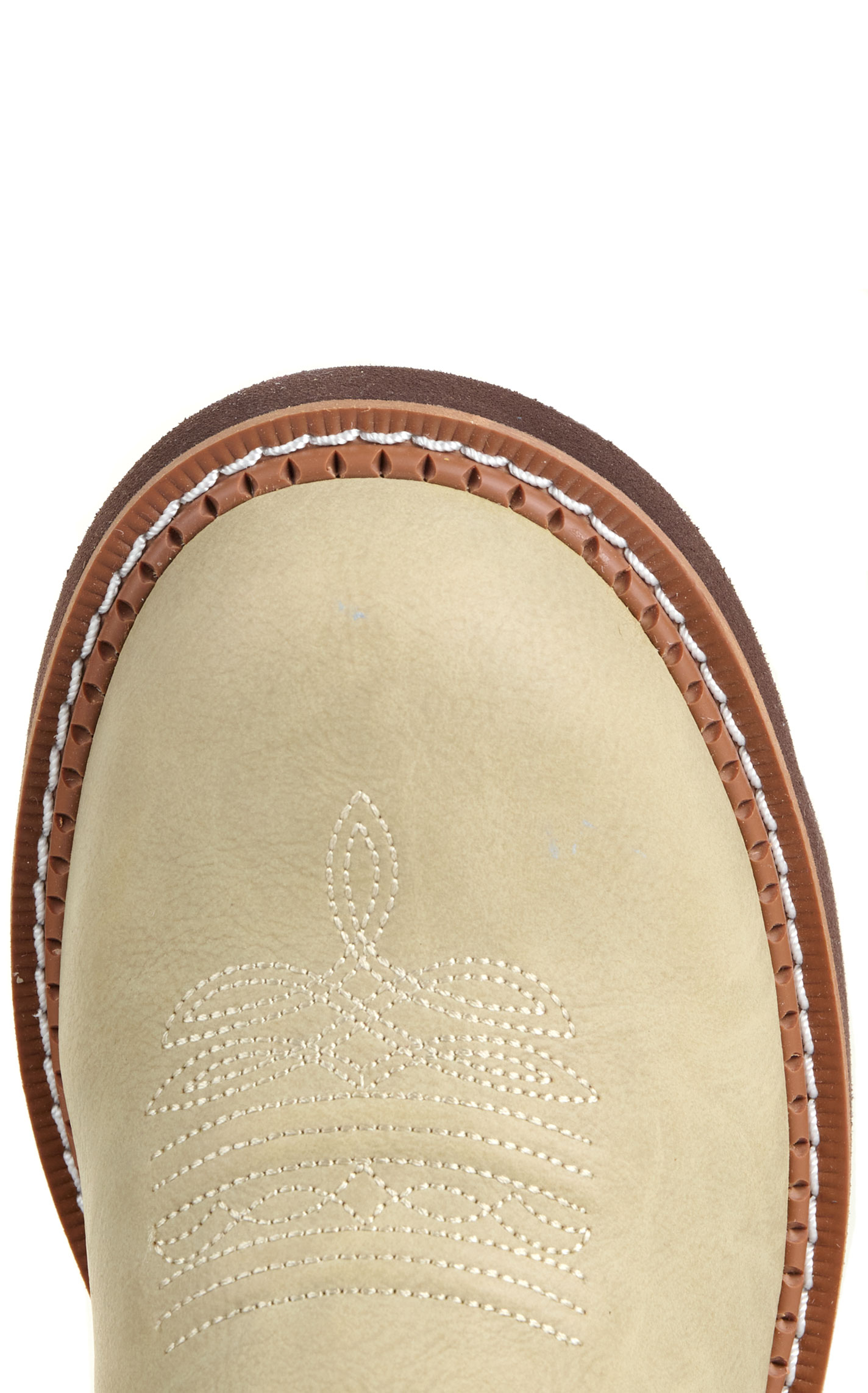 Justin Women's Sand & Tan Round Toe Cowboy Boots - Image 1