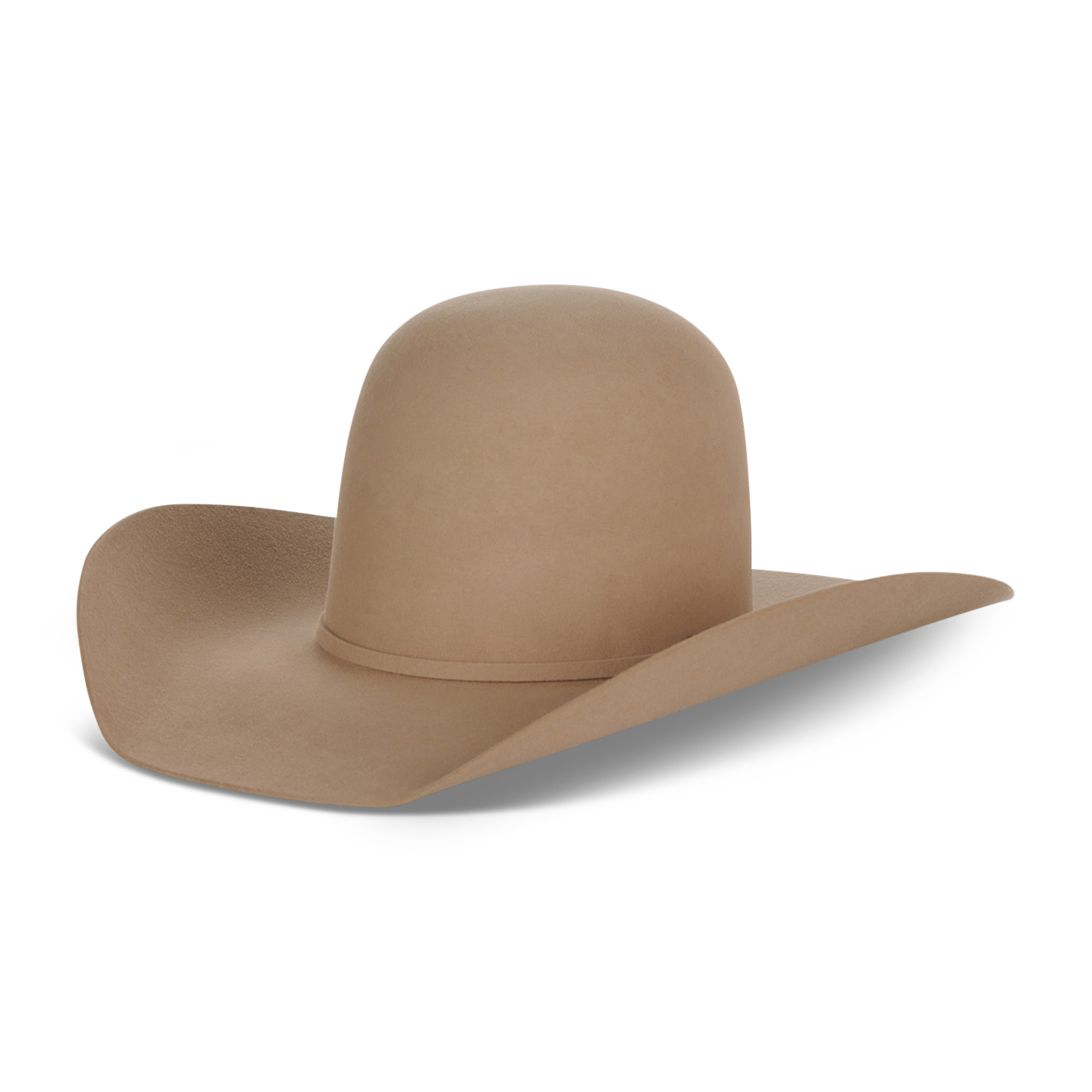Rodeo King 10X Buckskin Open Crown Felt Cowboy Hat - Image 1
