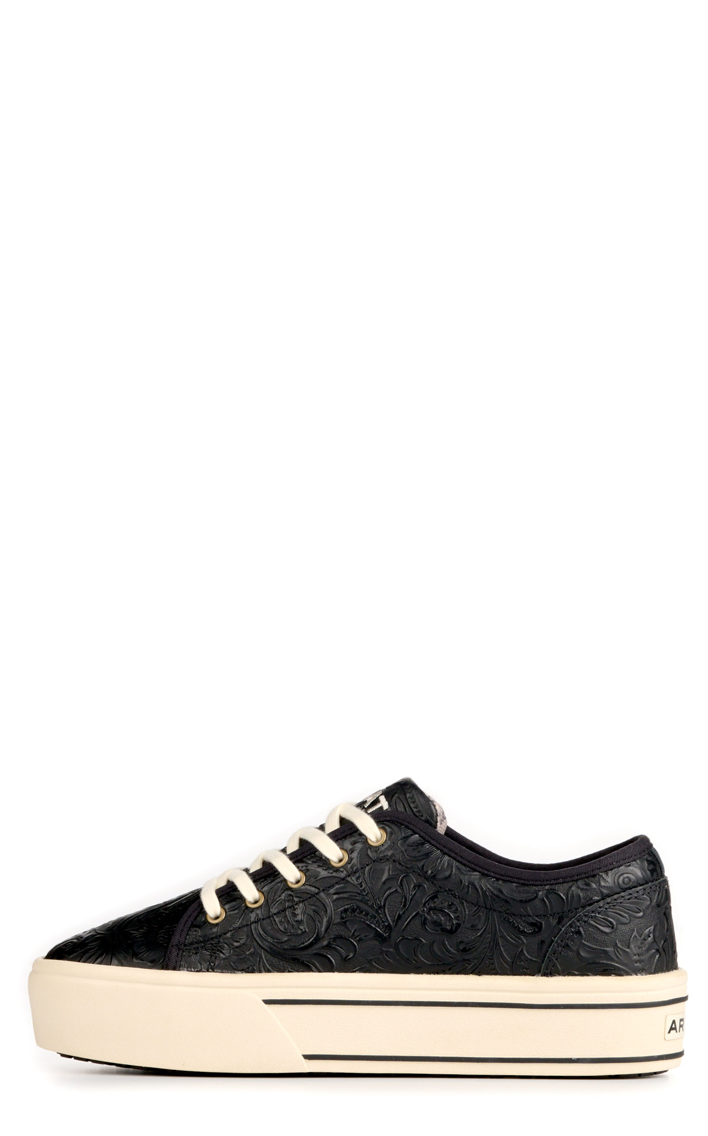 Ariat Women's Skylar Black Floral Embossed Round Toe Casual Shoe - Image 1