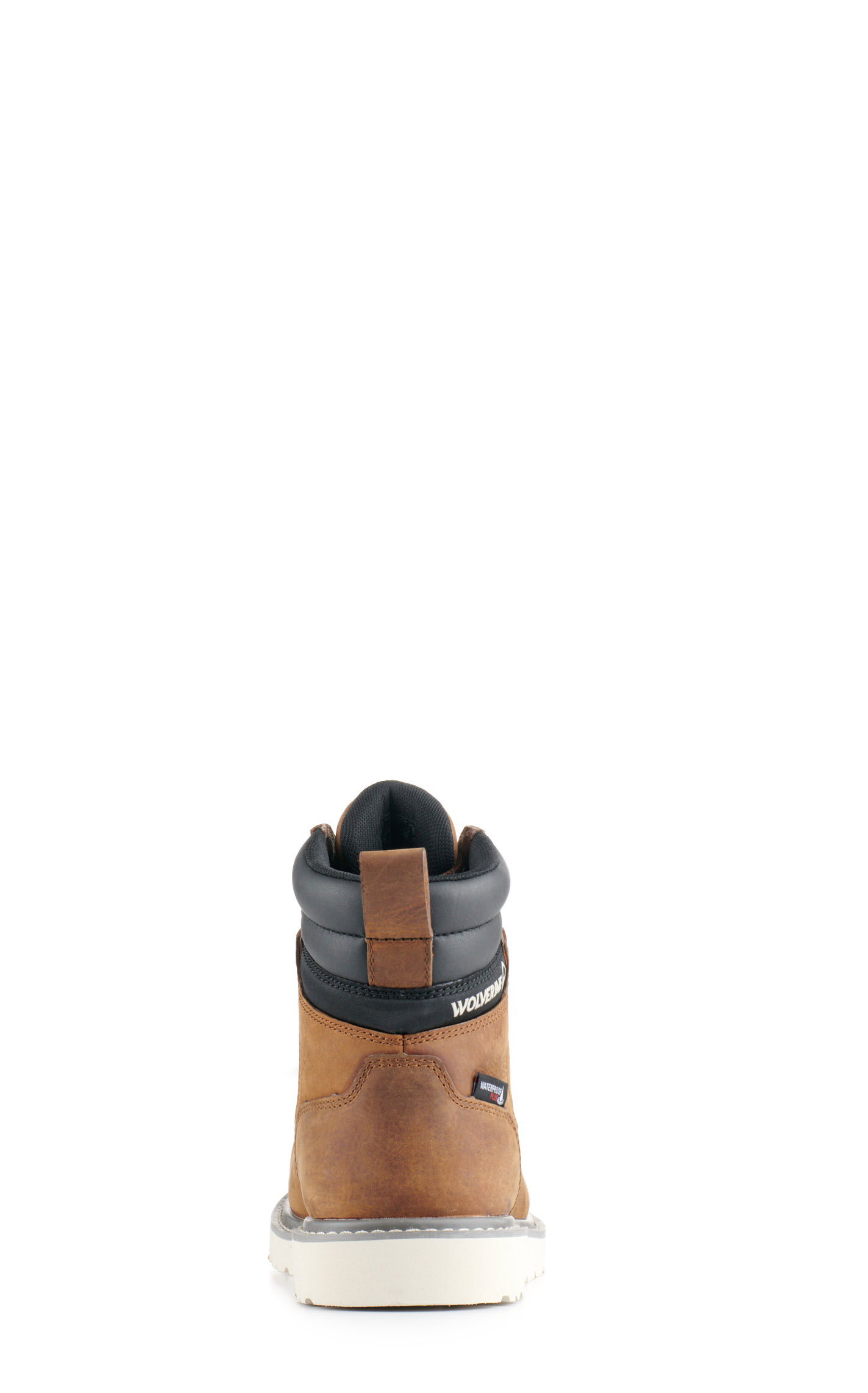 Wolverine Men's Tradesman Sudan Brown Waterproof Moc Toe Wedge Work Boots - Image 7