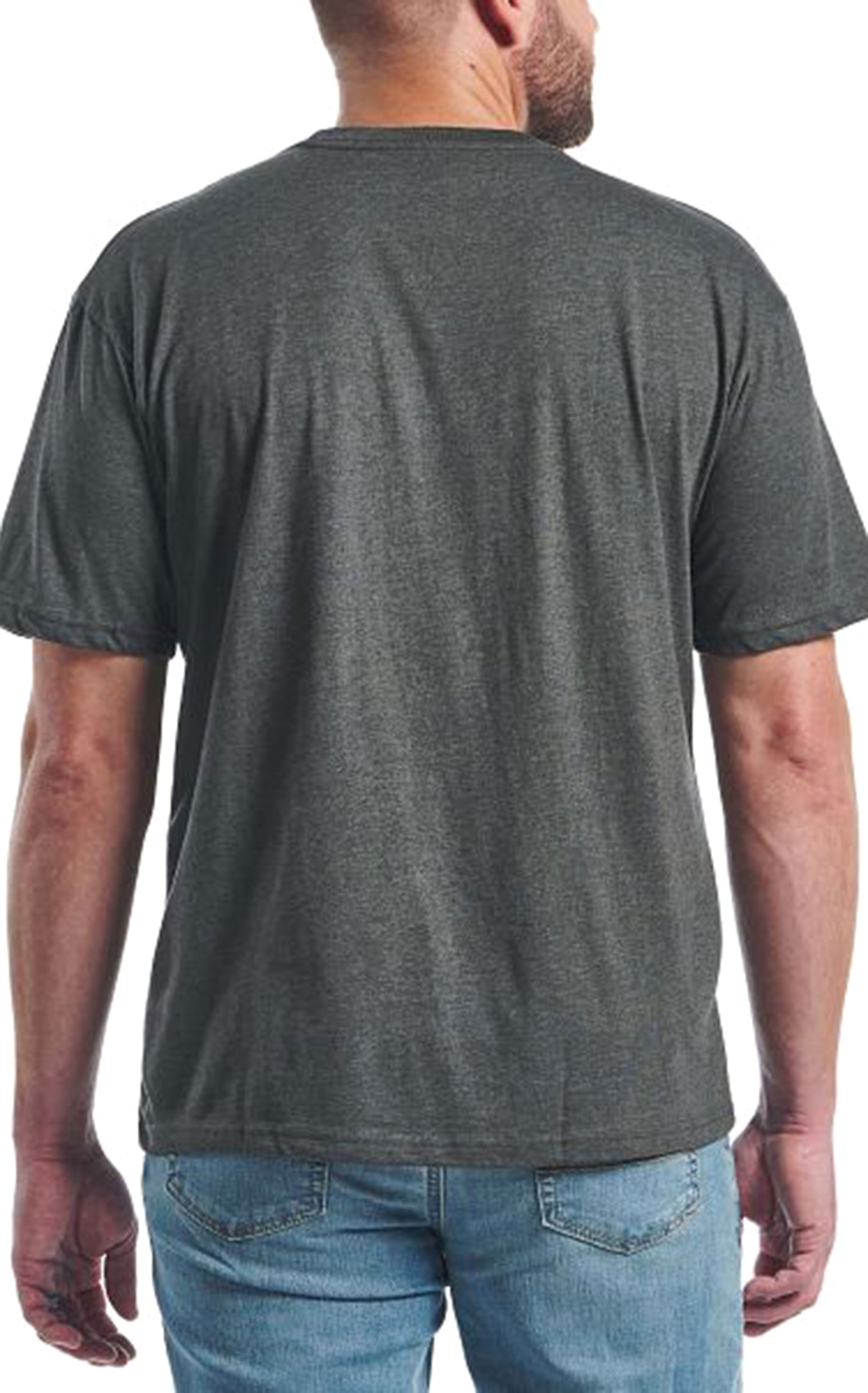 Justin Men's Wet Cement Logo Graphic T-Shirt - Image 1